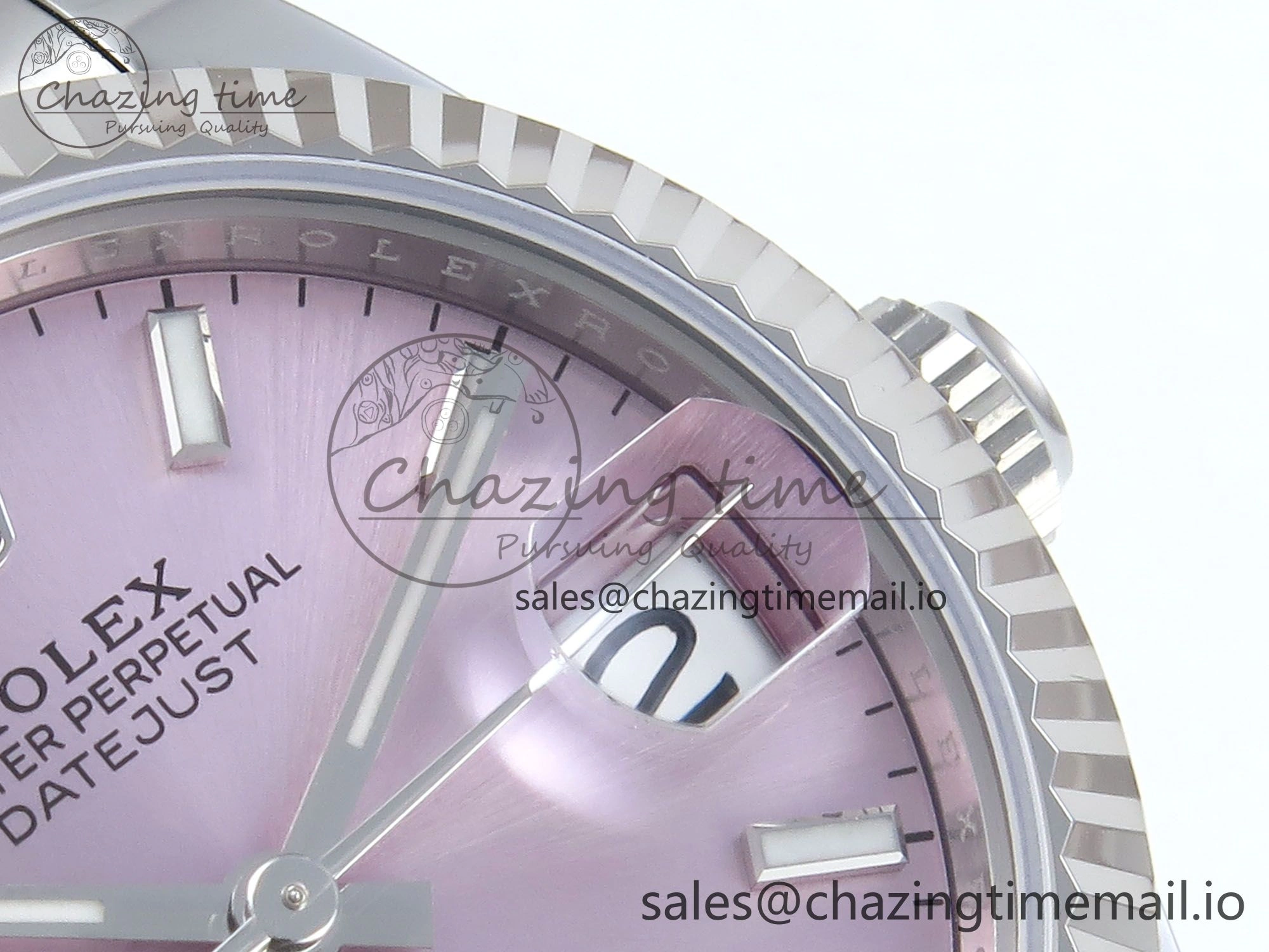 DateJust 31 278274 ARF 1:1 Best Edition 904L Steel Pink Dial Stick Marker on SS Oyster Bracelet ETA Lightweight 565