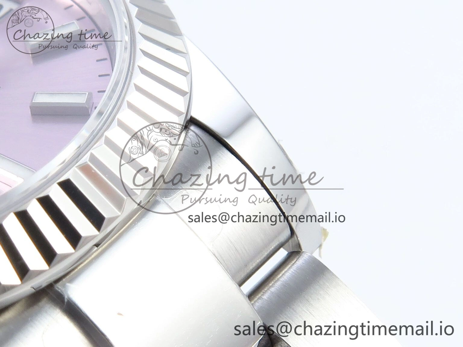 DateJust 31 278274 ARF 1:1 Best Edition 904L Steel Pink Dial Stick Marker on SS Oyster Bracelet ETA Lightweight 565