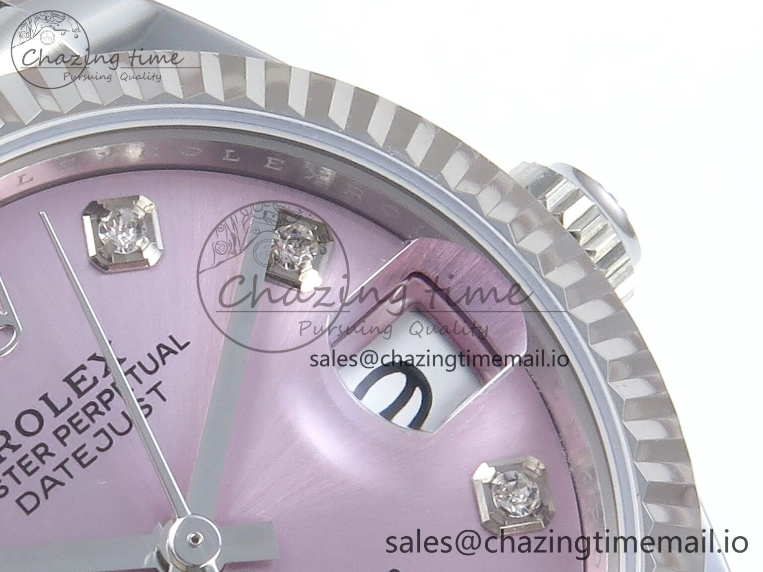 DateJust 31 278274 ARF 1:1 Best Edition 904L Steel Pink Diamonds Dial on SS Jubilee Bracelet ETA Versatile 540