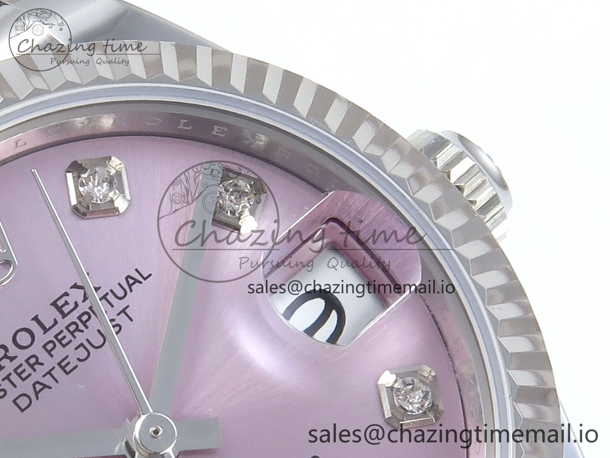 DateJust 31 278274 ARF 1:1 Best Edition 904L Steel Pink Diamonds Dial on SS Jubilee Bracelet ETA Versatile 540