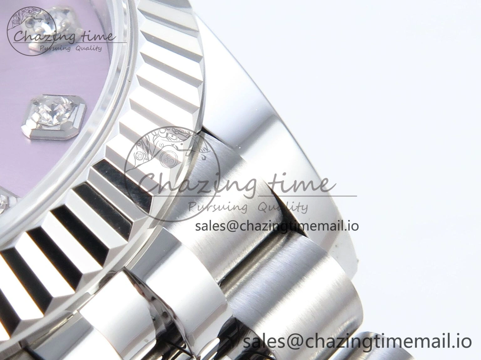 DateJust 31 278274 ARF 1:1 Best Edition 904L Steel Pink Diamonds Dial on SS Jubilee Bracelet ETA Versatile 540