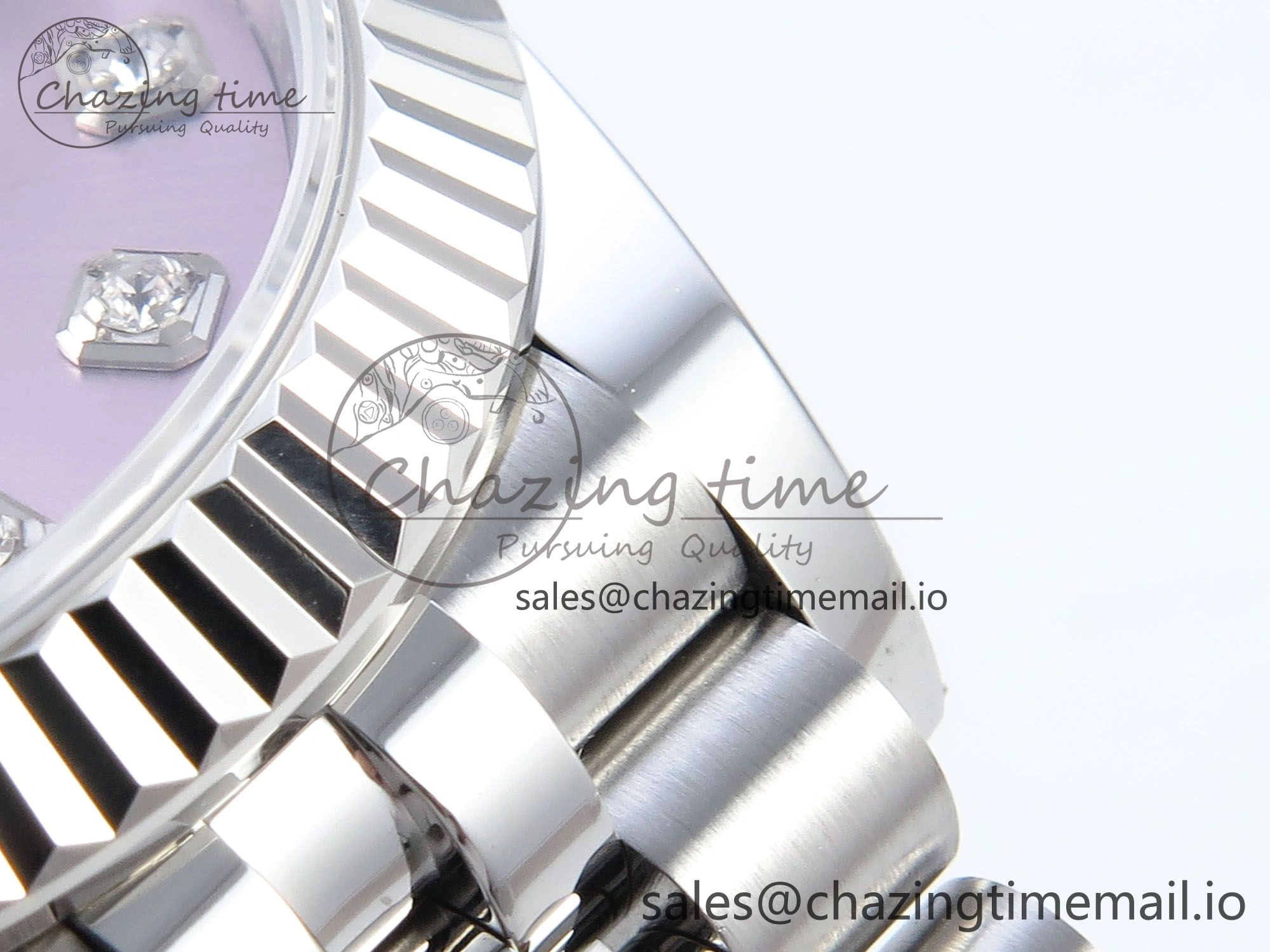 DateJust 31 278274 ARF 1:1 Best Edition 904L Steel Pink Diamonds Dial on SS Jubilee Bracelet ETA Versatile 540