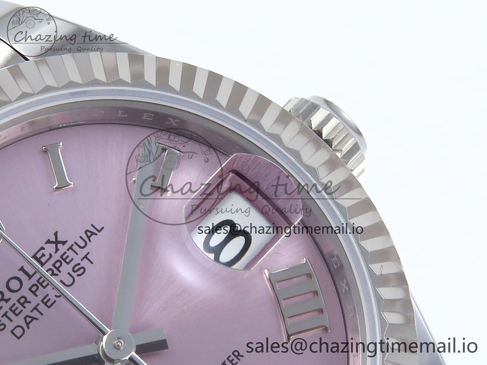 DateJust 31 278274 ARF 1:1 Best Edition 904L Steel Pink Roman Dial on SS Jubilee Bracelet ETA Original 532
