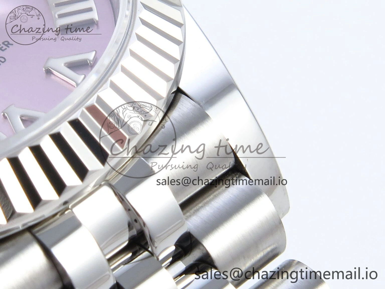 DateJust 31 278274 ARF 1:1 Best Edition 904L Steel Pink Roman Dial on SS Jubilee Bracelet ETA Original 532