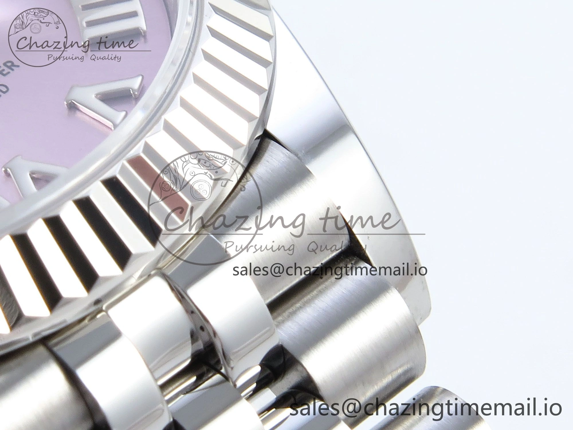 DateJust 31 278274 ARF 1:1 Best Edition 904L Steel Pink Roman Dial on SS Jubilee Bracelet ETA Original 532