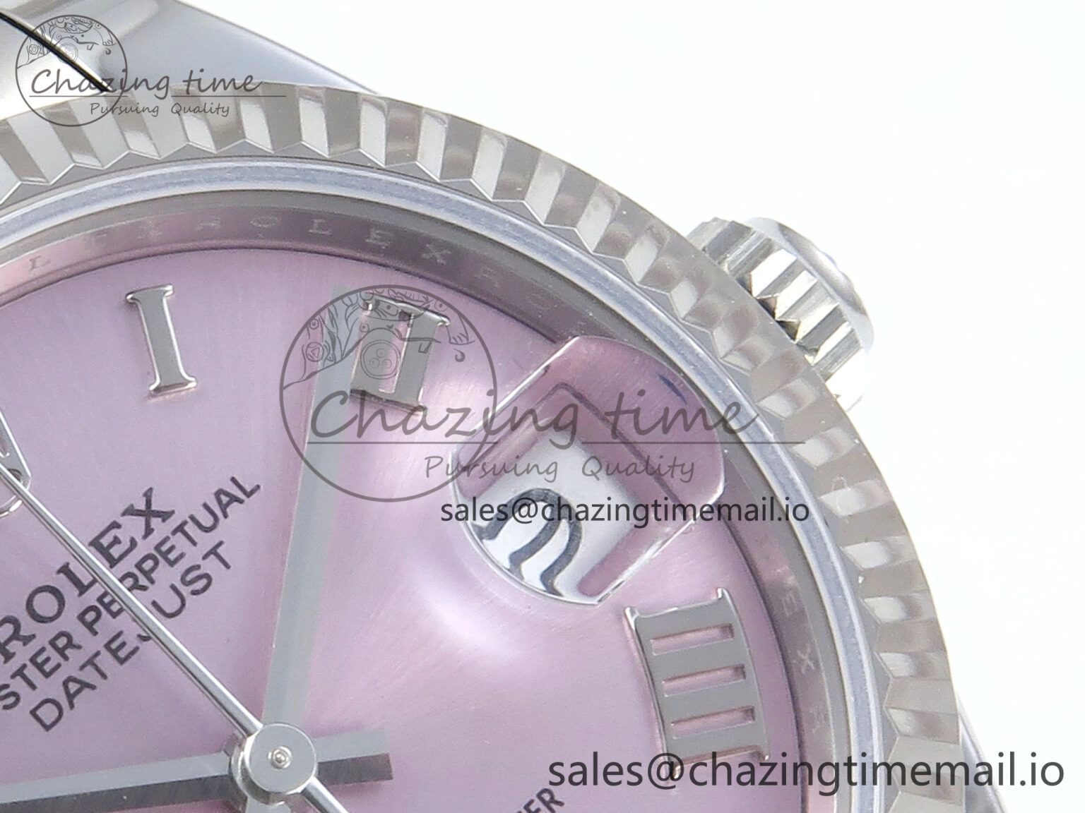 DateJust 31 278274 ARF 1:1 Best Edition 904L Steel Pink Roman Dial on SS Oyster Bracelet ETA DailyWear 548