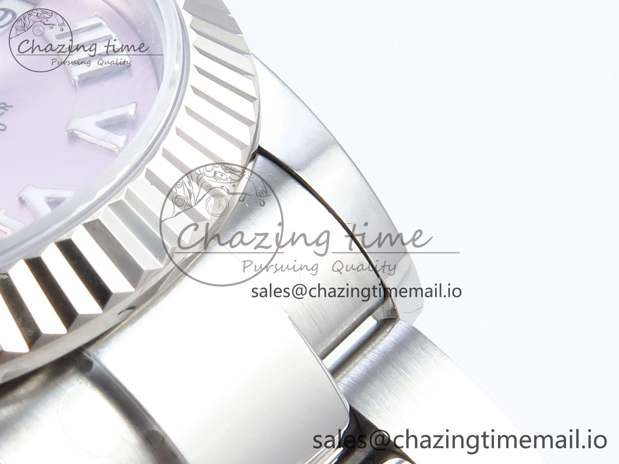 DateJust 31 278274 ARF 1:1 Best Edition 904L Steel Pink Roman Dial on SS Oyster Bracelet ETA DailyWear 548