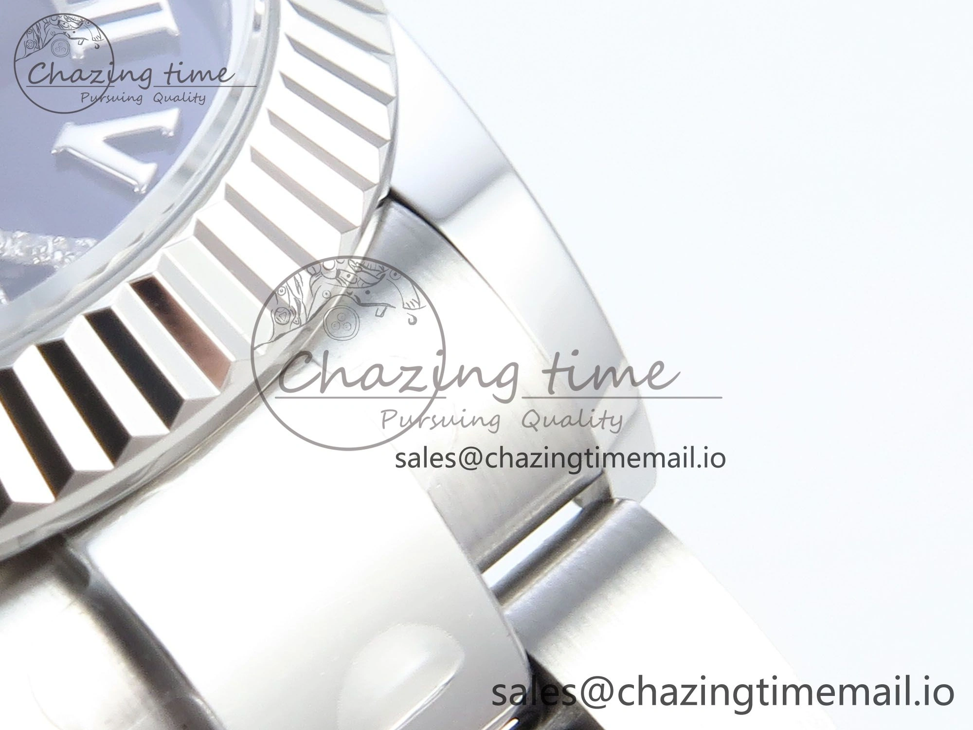 DateJust 31 278274 ARF 1:1 Best Edition 904L Steel Purple Roman Dial on SS Oyster Bracelet ETA Breathable 563