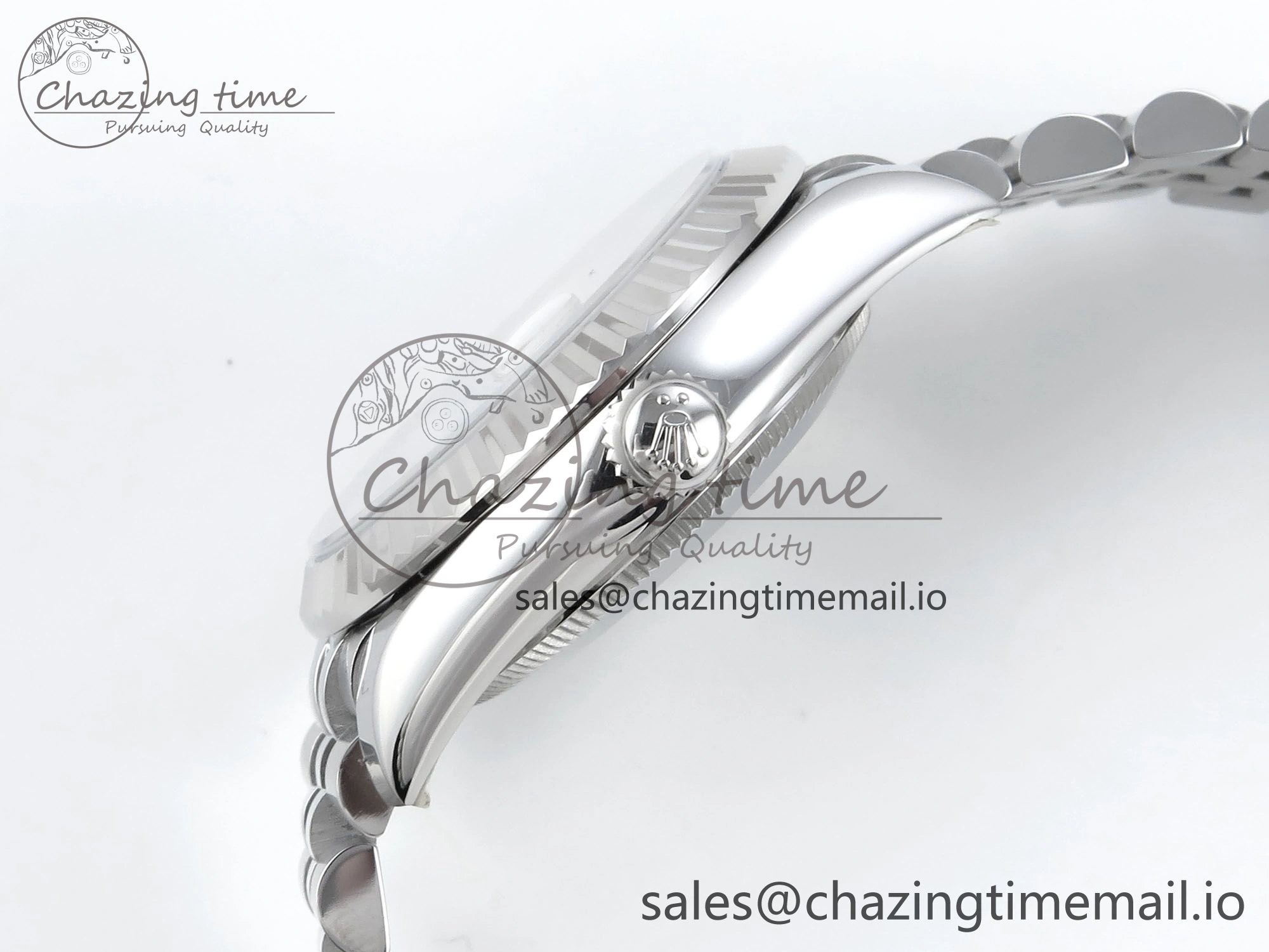 Snug DateJust 31 278274 ARF 1:1 Best Edition 904L Steel Silver Dial Stick Marker on SS Jubilee Bracelet ETA 544