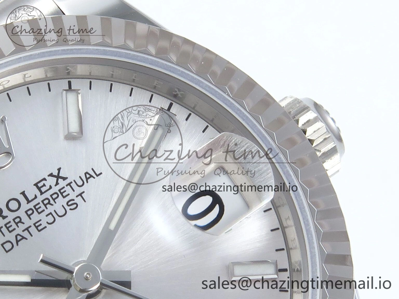 Snug DateJust 31 278274 ARF 1:1 Best Edition 904L Steel Silver Dial Stick Marker on SS Jubilee Bracelet ETA 544