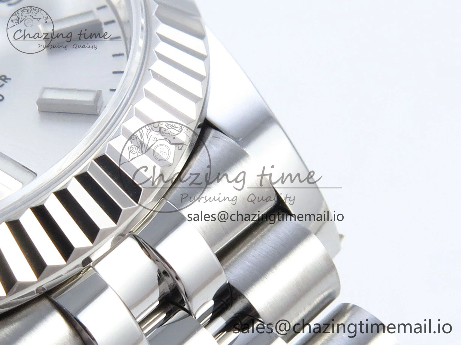 Snug DateJust 31 278274 ARF 1:1 Best Edition 904L Steel Silver Dial Stick Marker on SS Jubilee Bracelet ETA 544