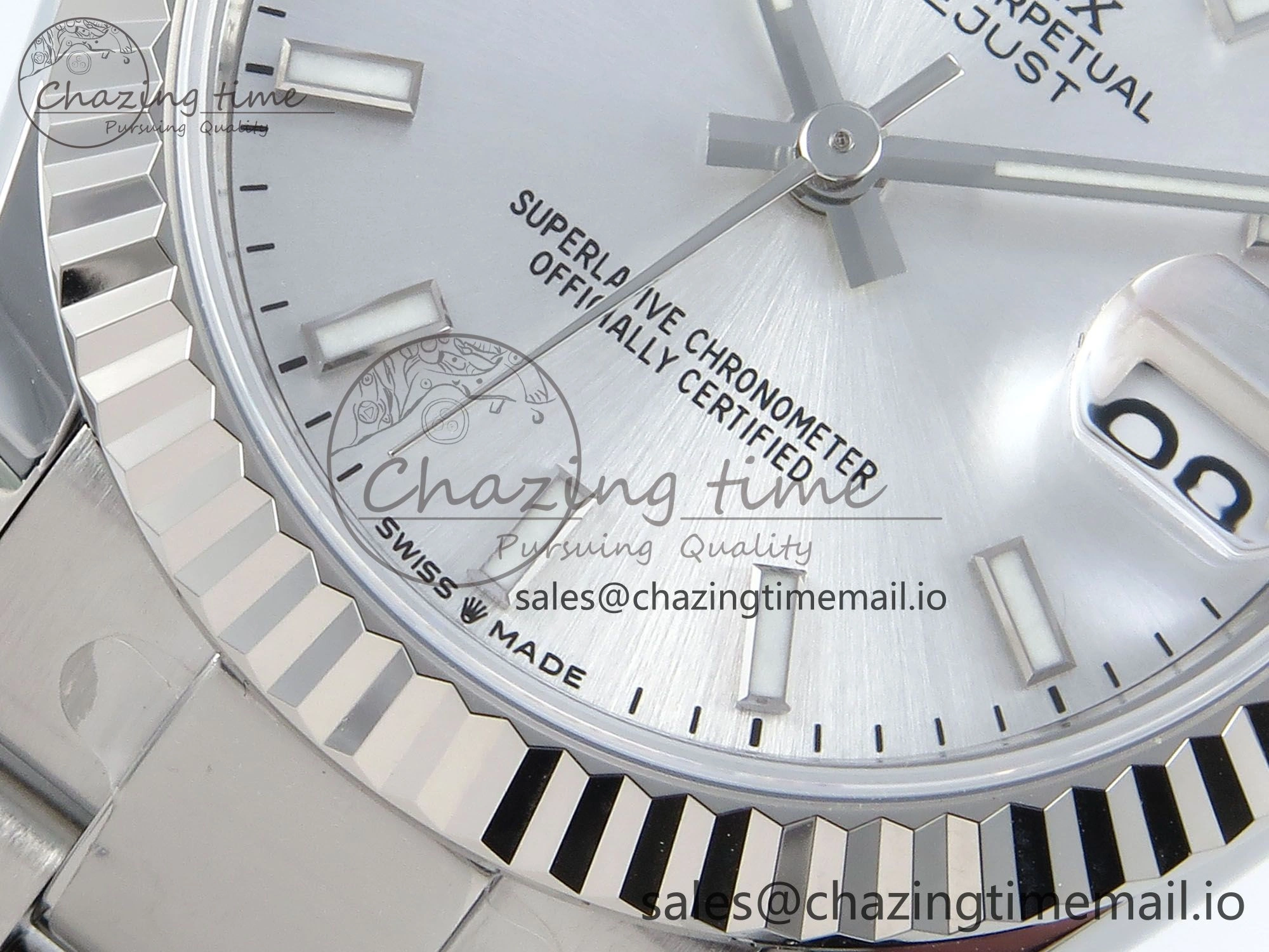 DateJust 31 278274 ARF 1:1 Best Edition 904L Steel Silver Dial Stick Marker on SS Oyster Bracelet ETA Effortless 560