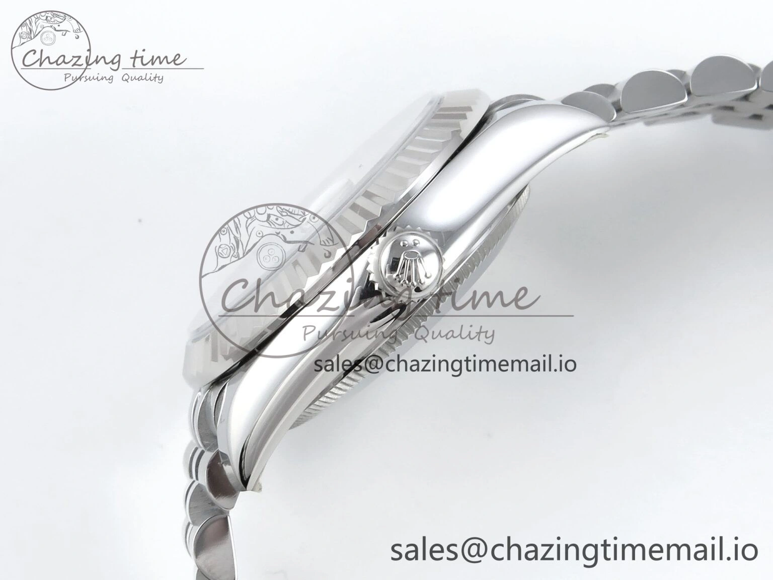 DateJust 31 278274 ARF 1:1 Best Edition 904L Steel Silver Diamonds Dial on SS Jubilee Bracelet ETA Original 542