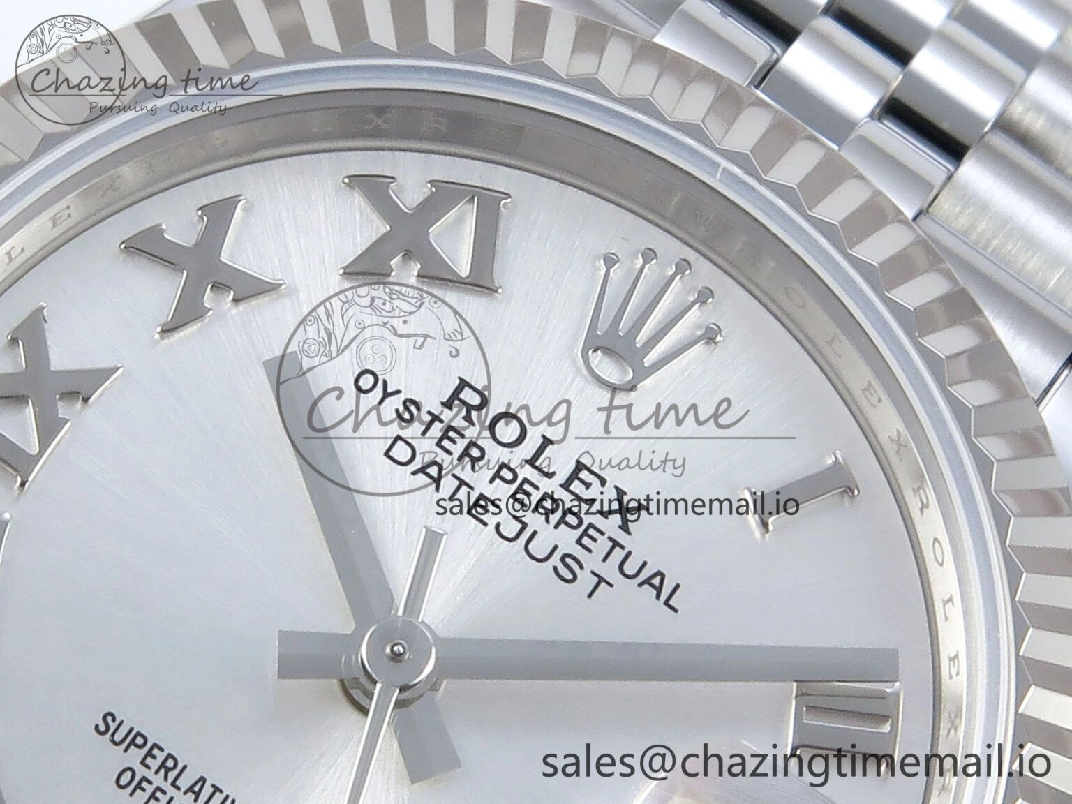 SoftTouch DateJust 31 278274 ARF 1:1 Best Edition 904L Steel Silver Roman Diamonds Dial on SS Jubilee Bracelet ETA 537