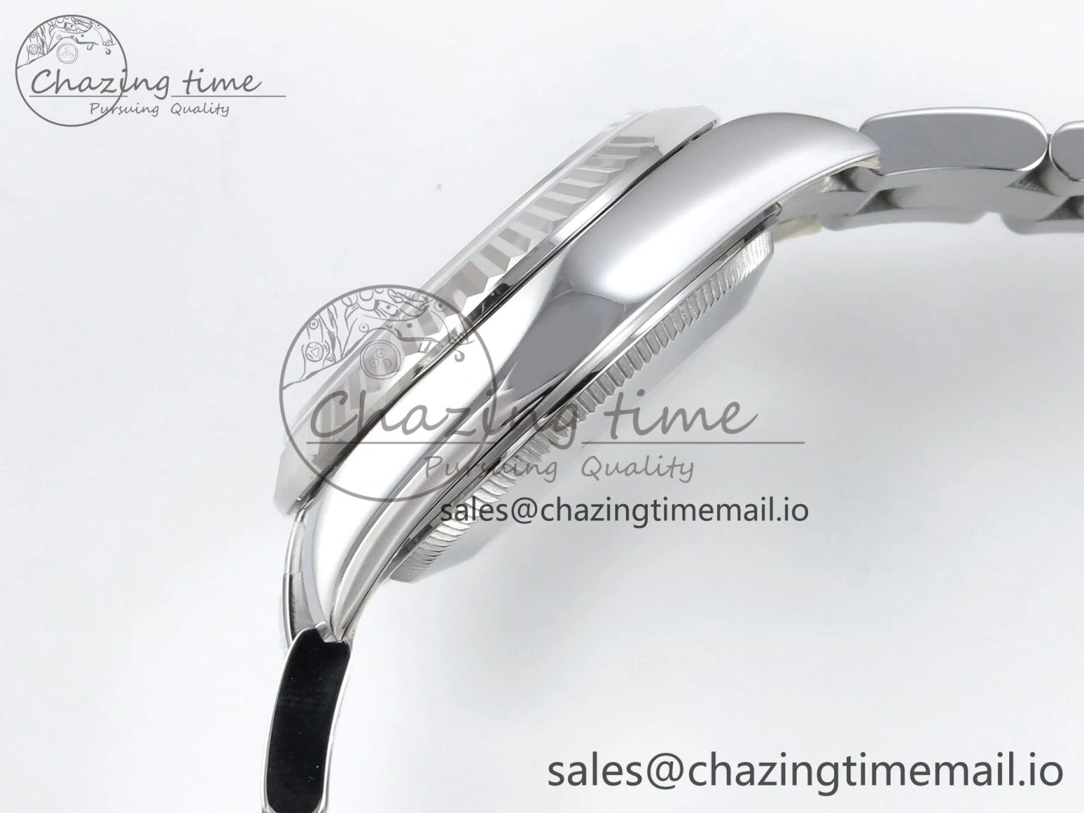 Elegant DateJust 31 278274 ARF 1:1 Best Edition 904L Steel Silver Roman Diamonds Dial on SS Oyster Bracelet ETA 555