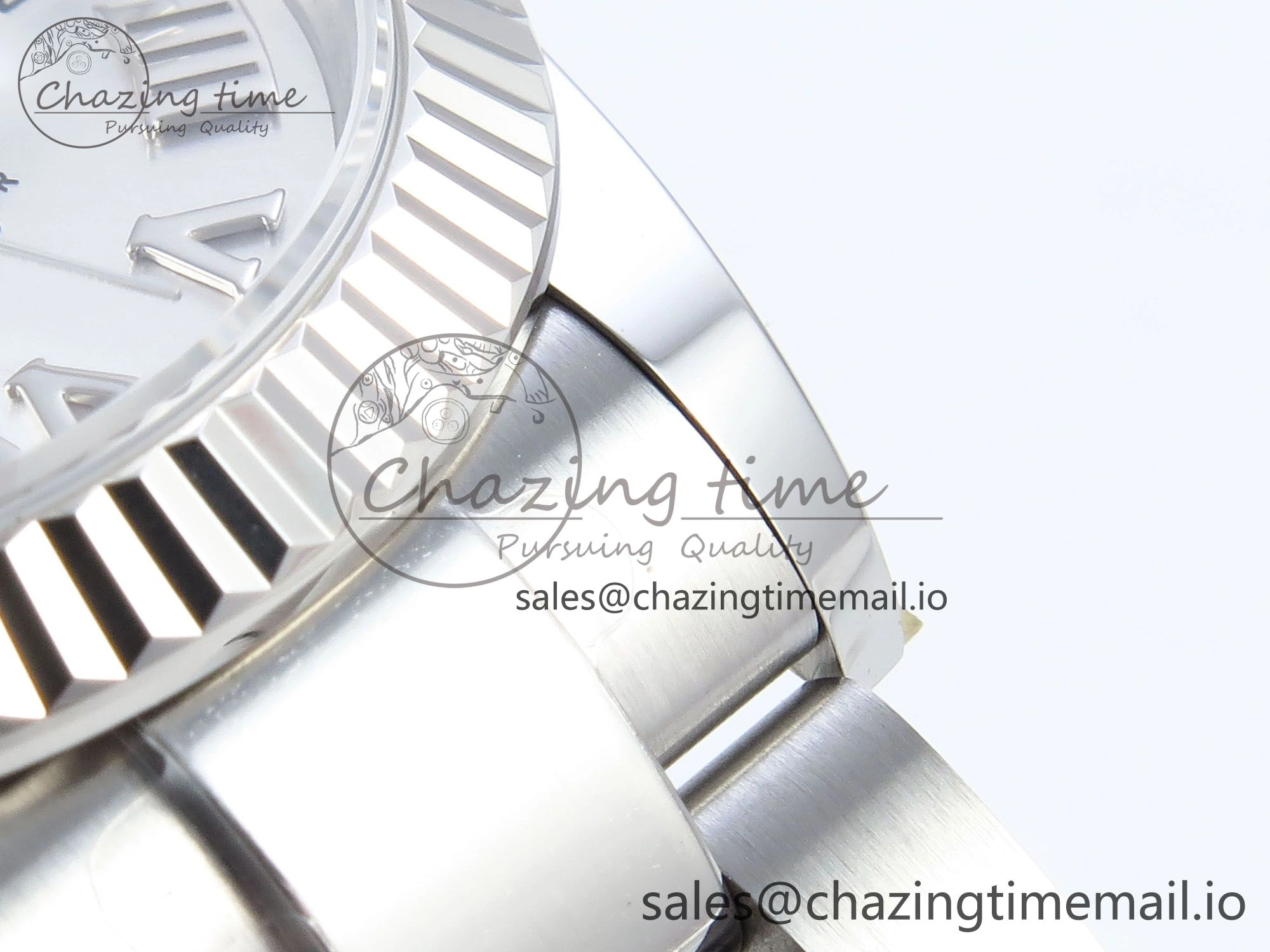Elegant DateJust 31 278274 ARF 1:1 Best Edition 904L Steel Silver Roman Diamonds Dial on SS Oyster Bracelet ETA 555