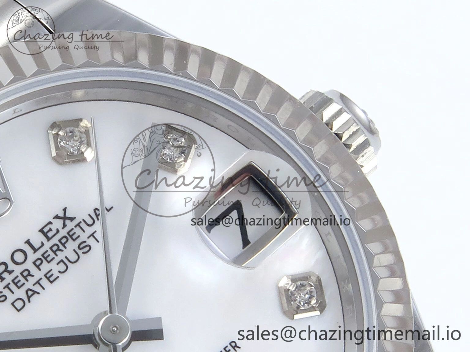 DateJust 31 278274 ARF 1:1 Best Edition 904L Steel White MOP Diamonds Dial on SS Jubilee Bracelet ETA Durable 529