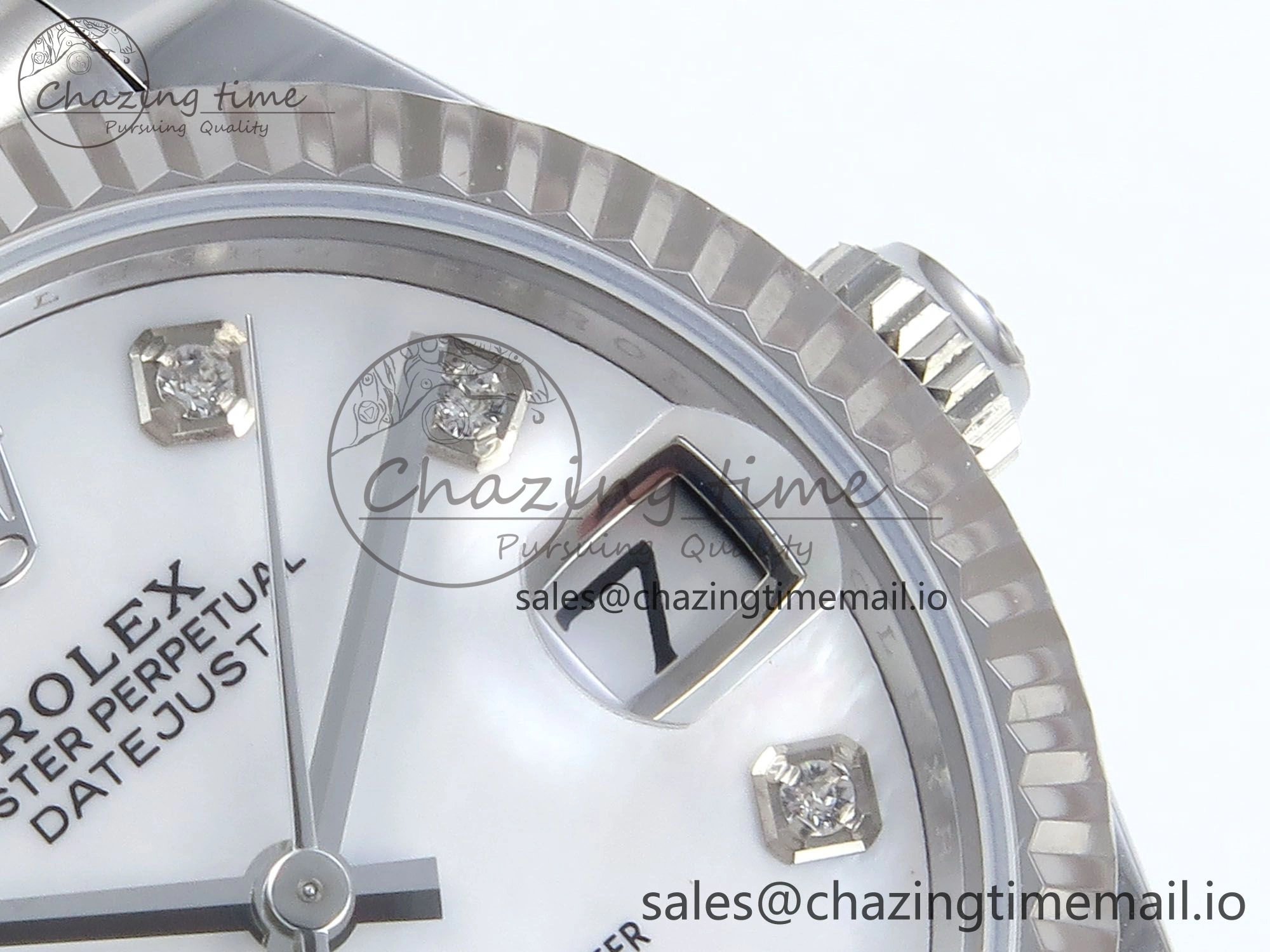 DateJust 31 278274 ARF 1:1 Best Edition 904L Steel White MOP Diamonds Dial on SS Jubilee Bracelet ETA Durable 529