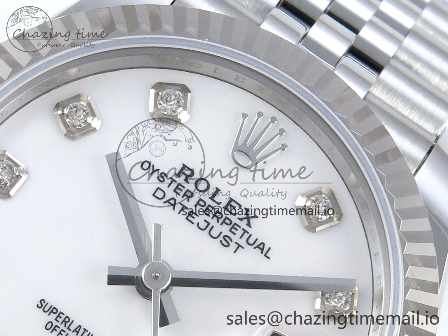 DateJust 31 278274 ARF 1:1 Best Edition 904L Steel White MOP Diamonds Dial on SS Jubilee Bracelet ETA Durable 529