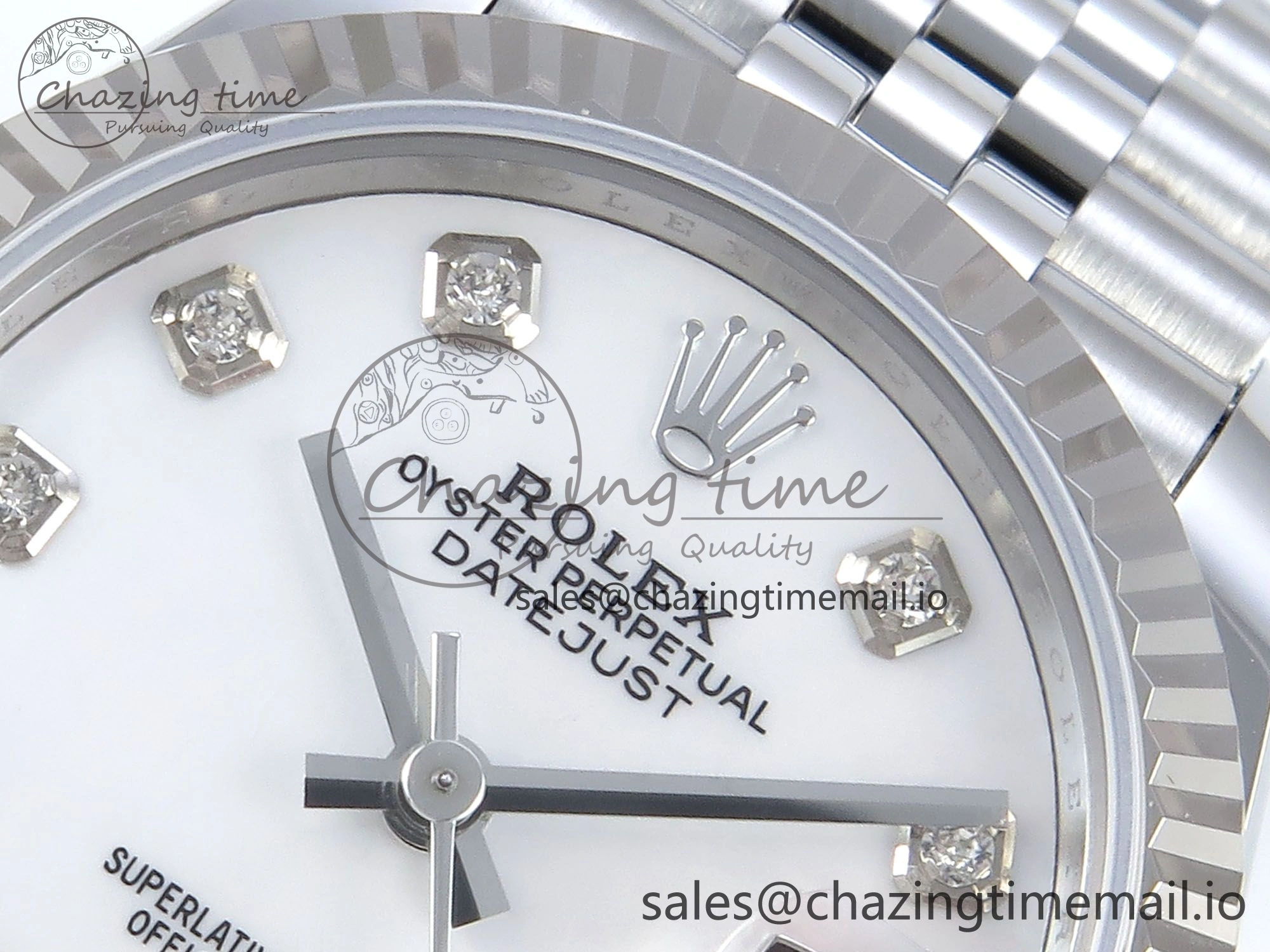 DateJust 31 278274 ARF 1:1 Best Edition 904L Steel White MOP Diamonds Dial on SS Jubilee Bracelet ETA Durable 529