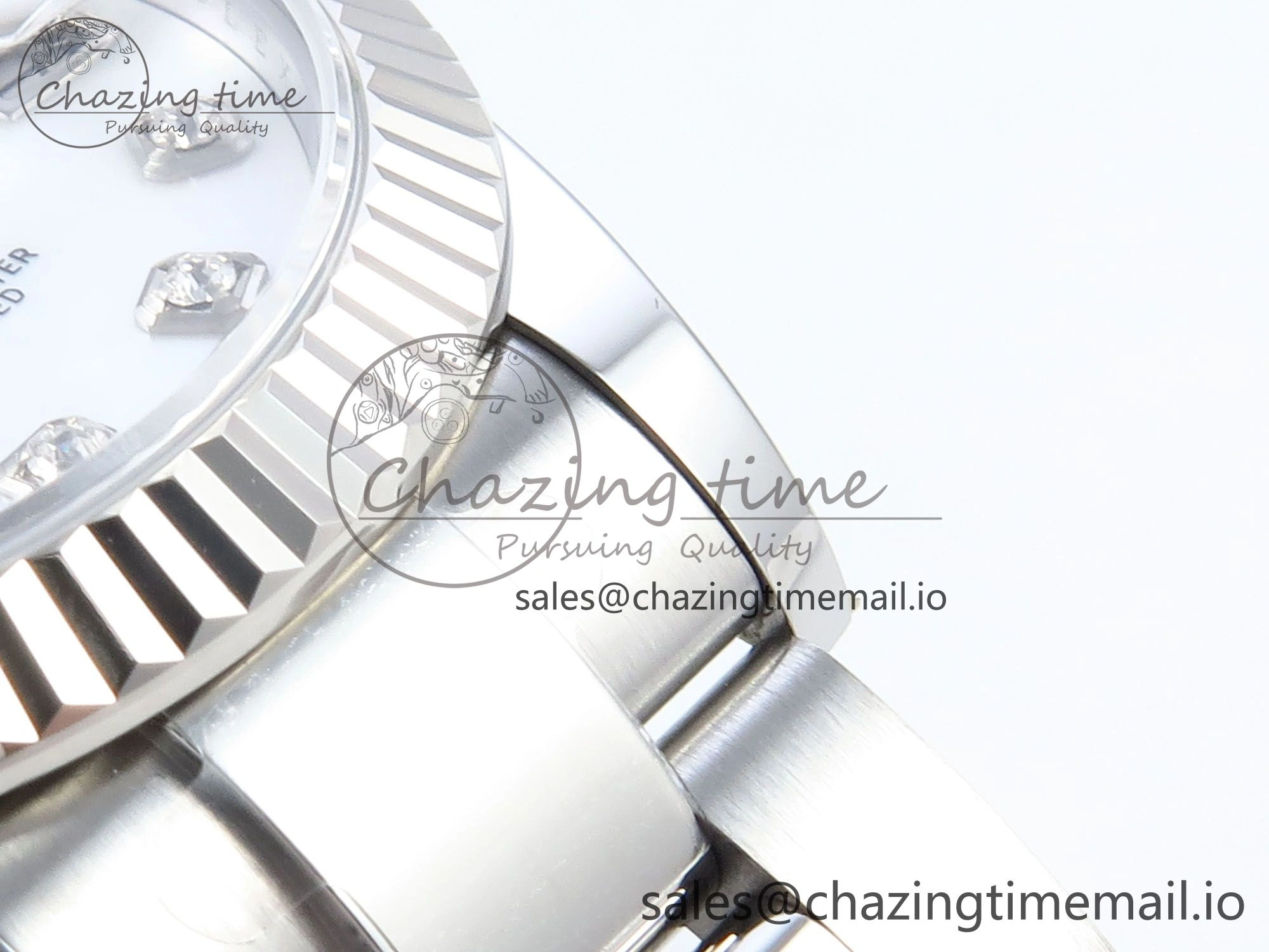 GoAnywhere DateJust 31 278274 ARF 1:1 Best Edition 904L Steel White MOP Diamonds Dial on SS Oyster Bracelet ETA 547