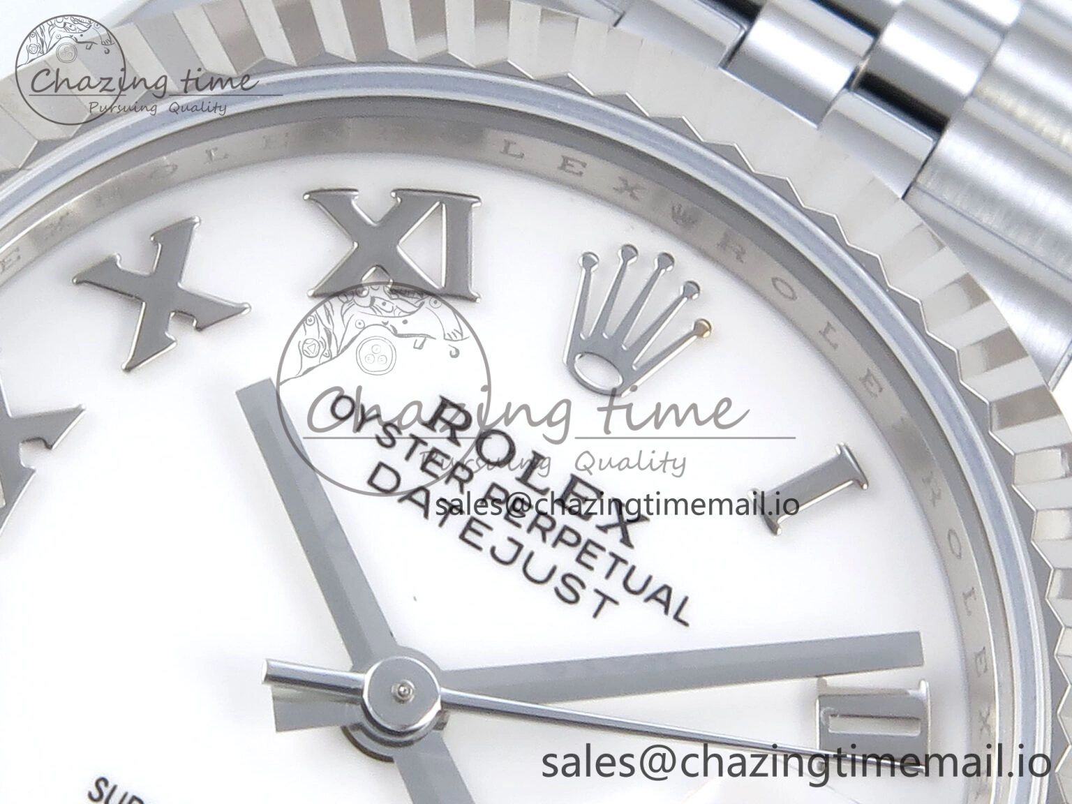 DateJust 31 278274 ARF 1:1 Best Edition 904L Steel White Roman Dial on SS Jubilee Bracelet ETA Chic 531