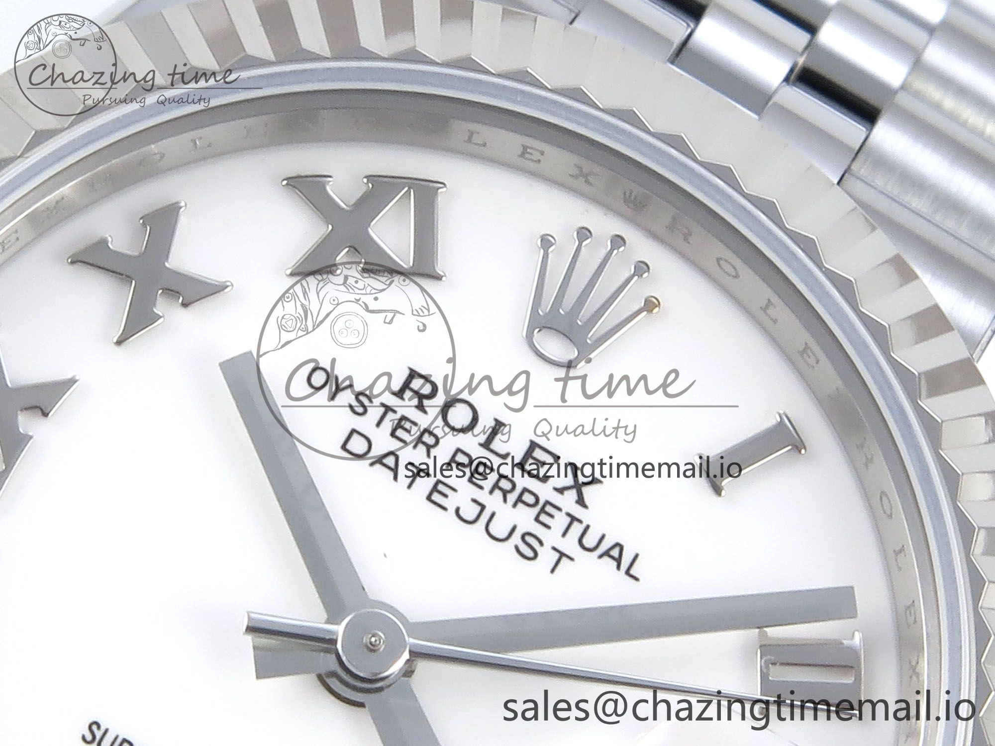 DateJust 31 278274 ARF 1:1 Best Edition 904L Steel White Roman Dial on SS Jubilee Bracelet ETA Chic 531