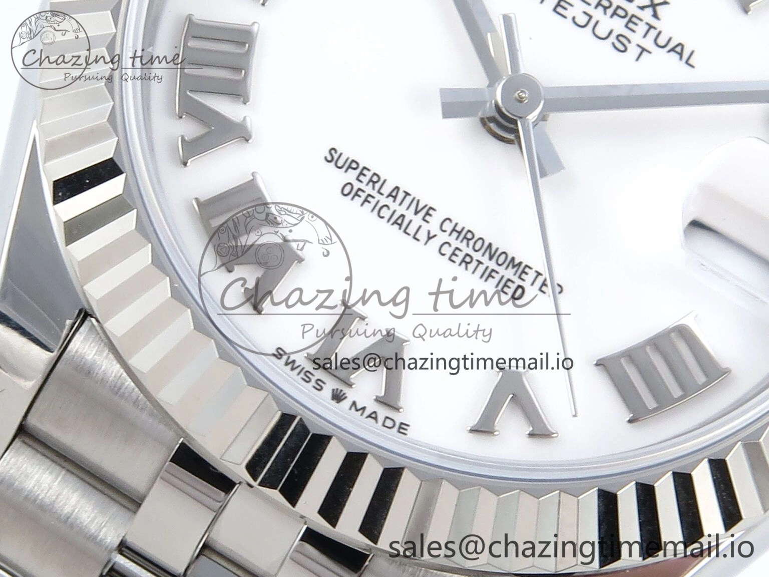 DateJust 31 278274 ARF 1:1 Best Edition 904L Steel White Roman Dial on SS Jubilee Bracelet ETA Chic 531