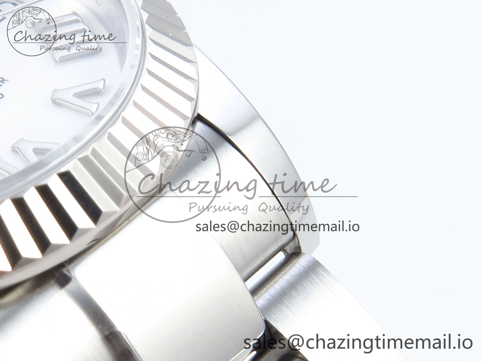 Stretchable DateJust 31 278274 ARF 1:1 Best Edition 904L Steel White Roman Dial on SS Oyster Bracelet ETA 549