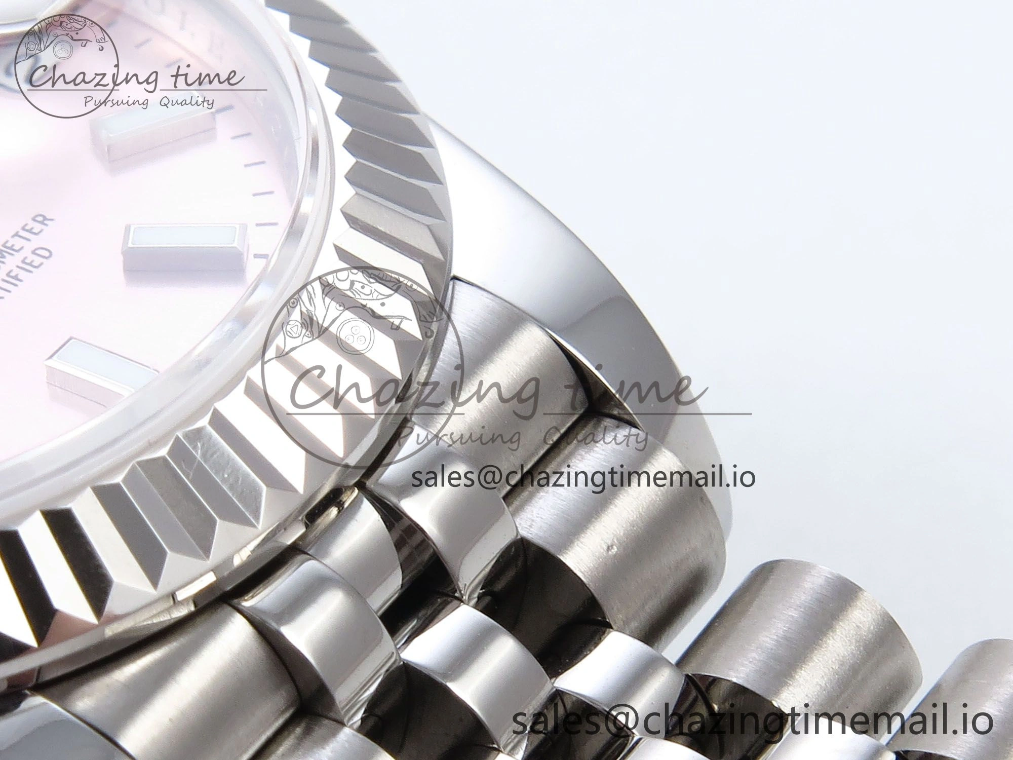 DateJust 31 278274 JARF 1:1 Best Edition 904L Steel Pink Stick Dial on SS Jubilee Bracelet HZ Sustainable 873