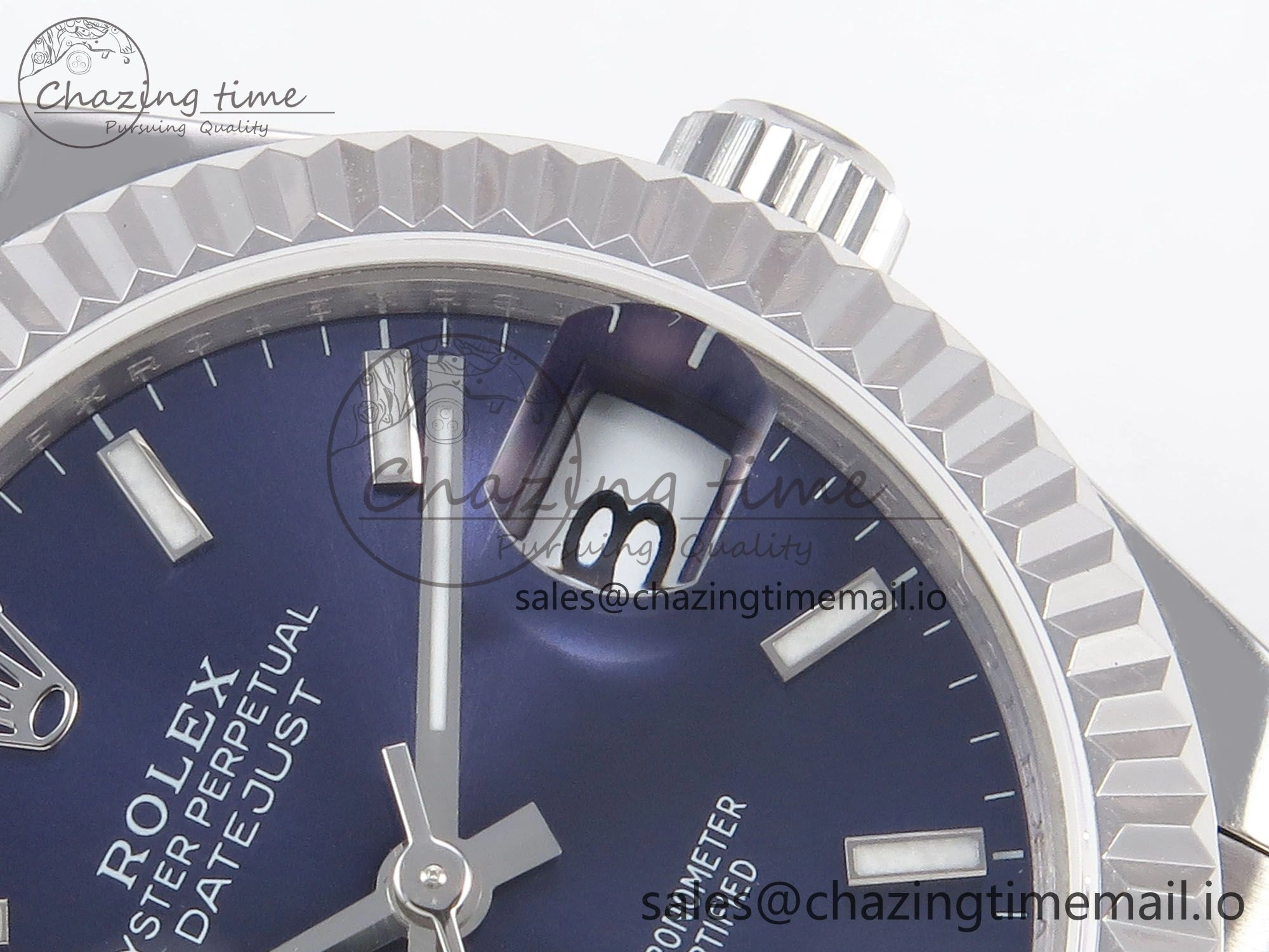 Practical DateJust 31 278274 SS GMF 1:1 Best Edition 904L Steel Blue Stick Dial on Jubilee Bracelet A 1157