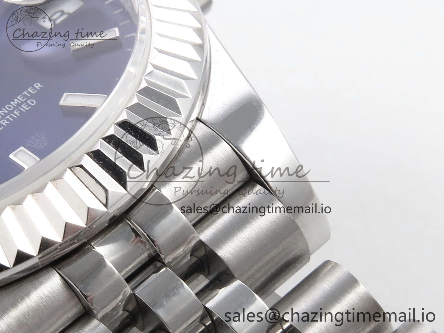 Practical DateJust 31 278274 SS GMF 1:1 Best Edition 904L Steel Blue Stick Dial on Jubilee Bracelet A 1157