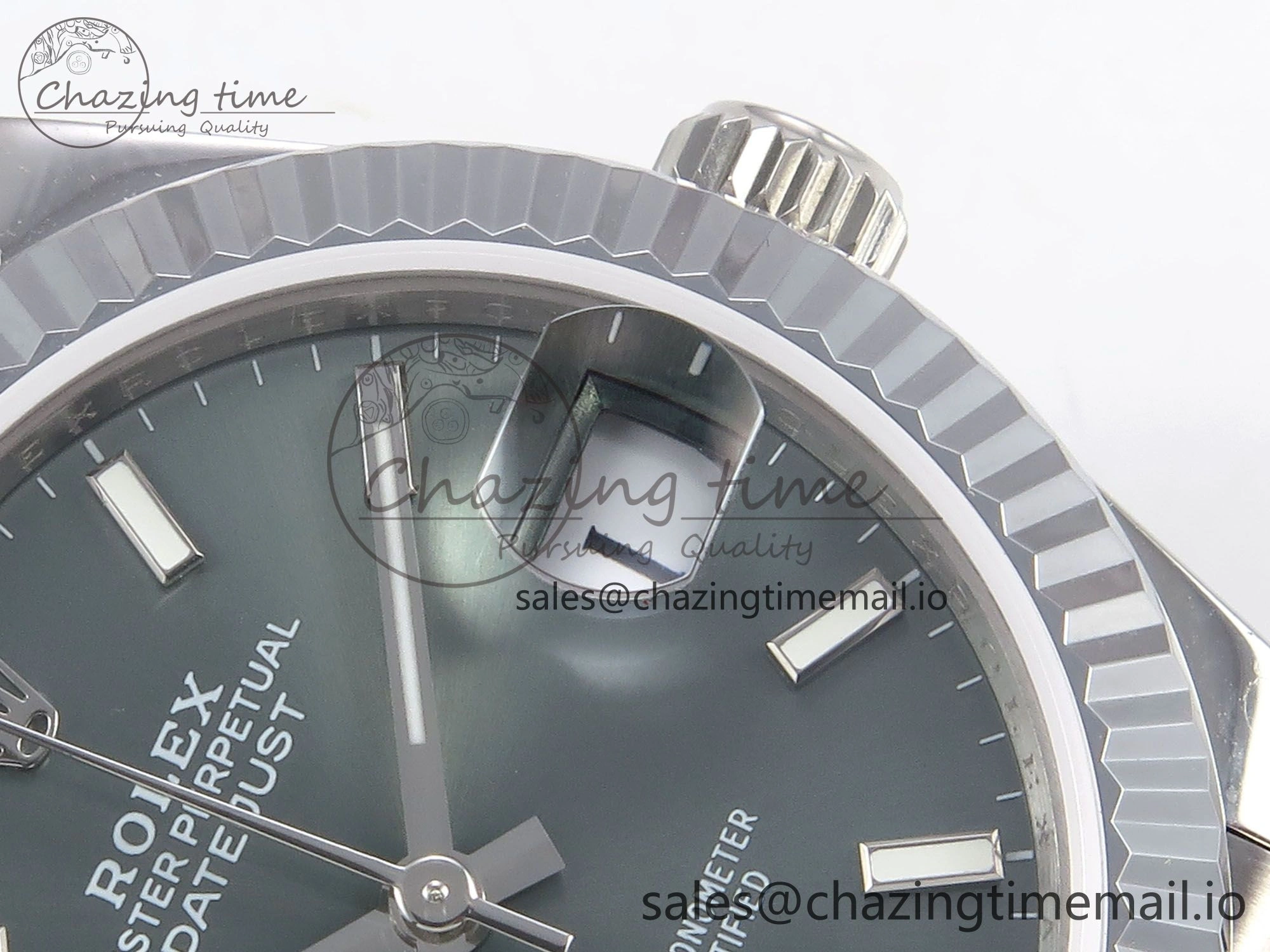 DateJust 31 278274 SS GMF 1:1 Best Edition 904L Steel Green Stick Dial on Jubilee Bracelet A ComfortFit 1158
