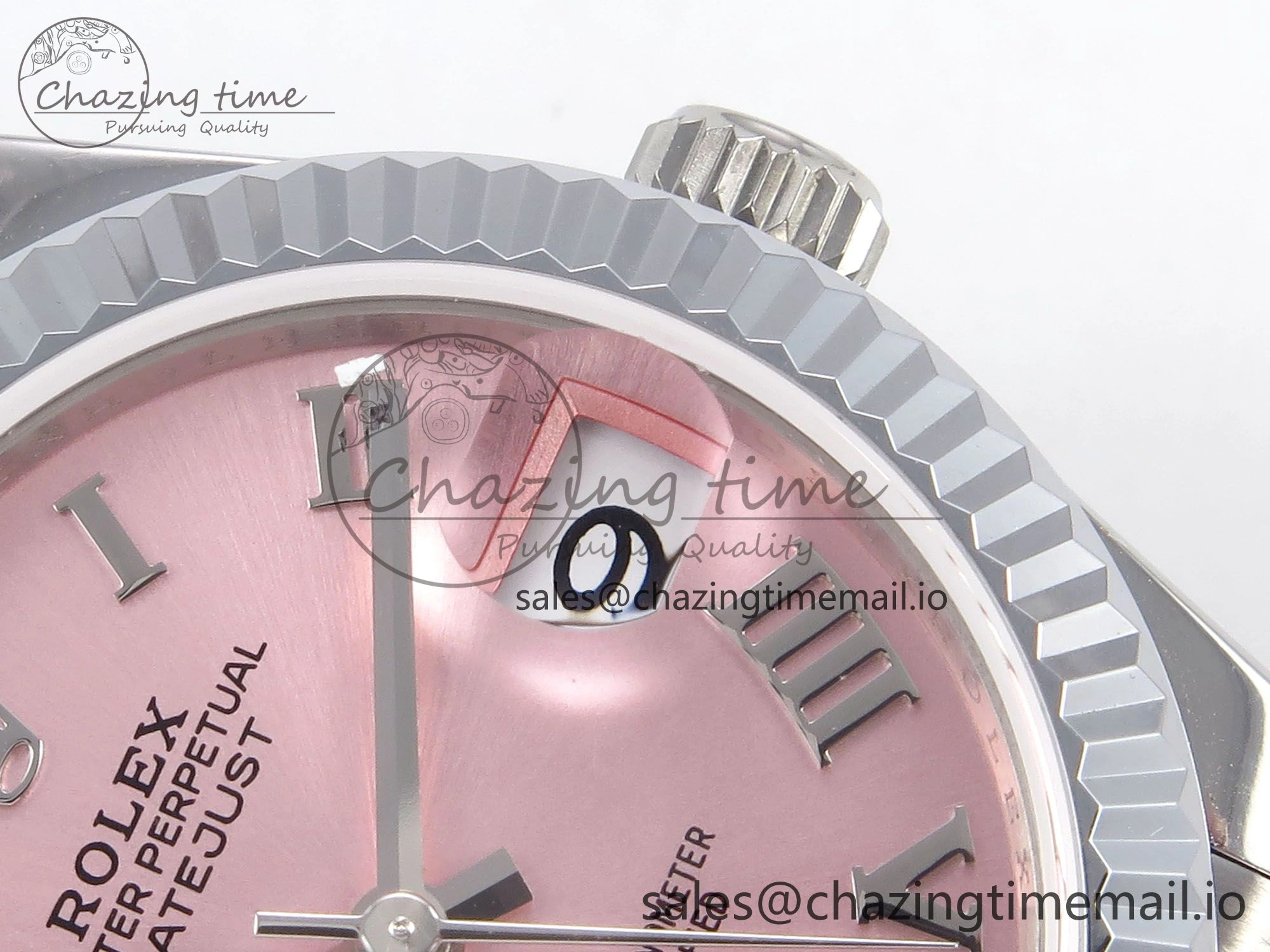 DateJust 31 278274 SS GMF 1:1 Best Edition 904L Steel Pink Roman Diamonds Dial on Jubilee Bracelet A TopPick 1161