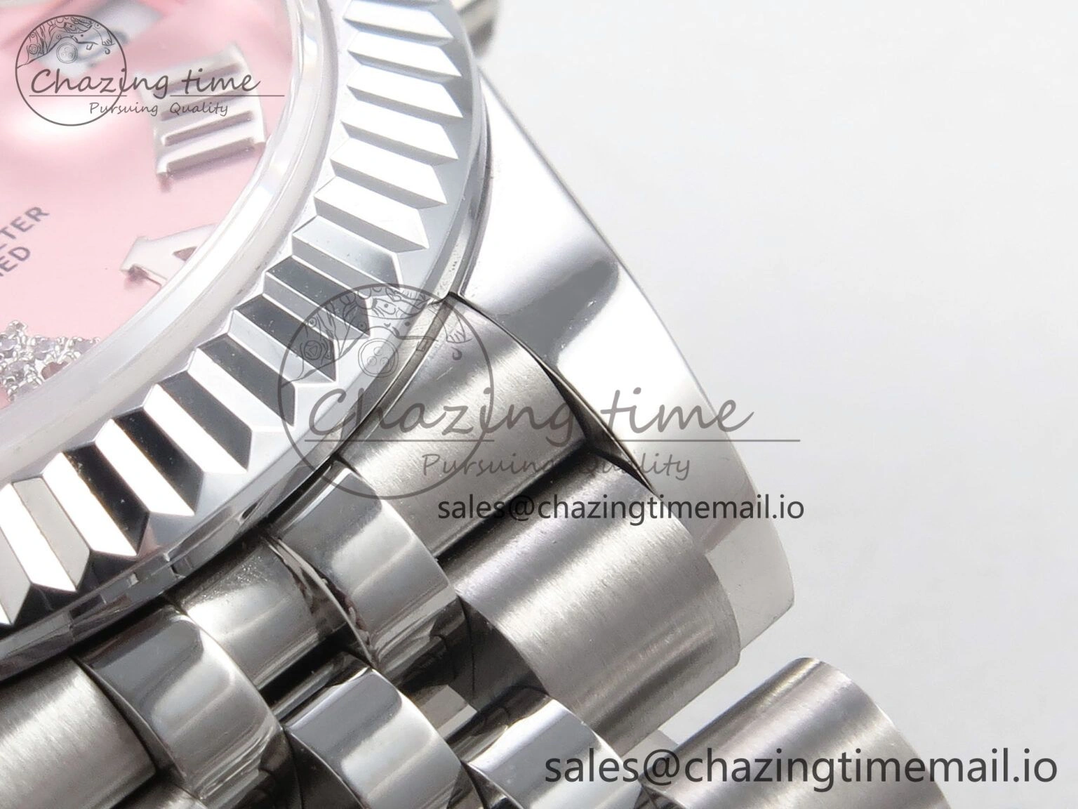 DateJust 31 278274 SS GMF 1:1 Best Edition 904L Steel Pink Roman Diamonds Dial on Jubilee Bracelet A TopPick 1161