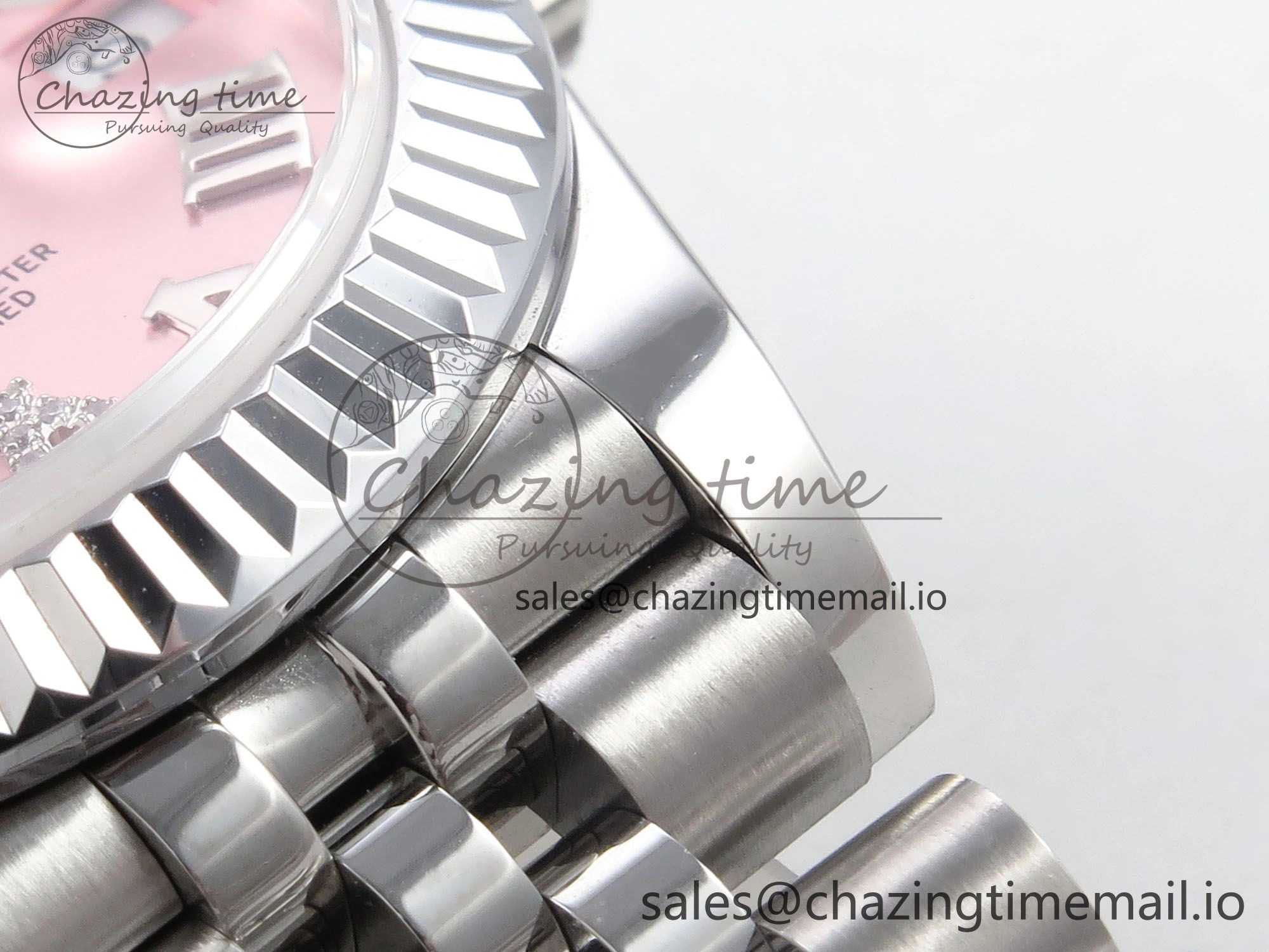 DateJust 31 278274 SS GMF 1:1 Best Edition 904L Steel Pink Roman Diamonds Dial on Jubilee Bracelet A TopPick 1161