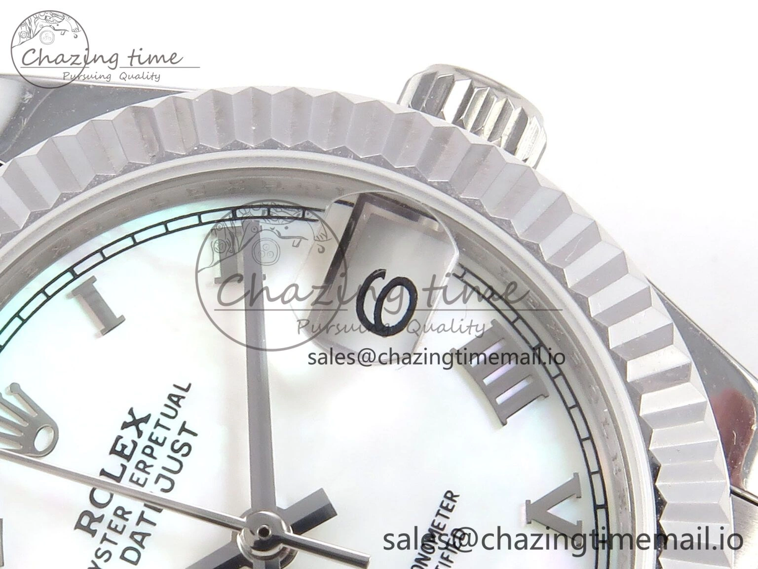 Durable DateJust 31 278274 SS GMF 1:1 Best Edition 904L Steel White MOP Roman Dial on Jubilee Bracelet A 1156