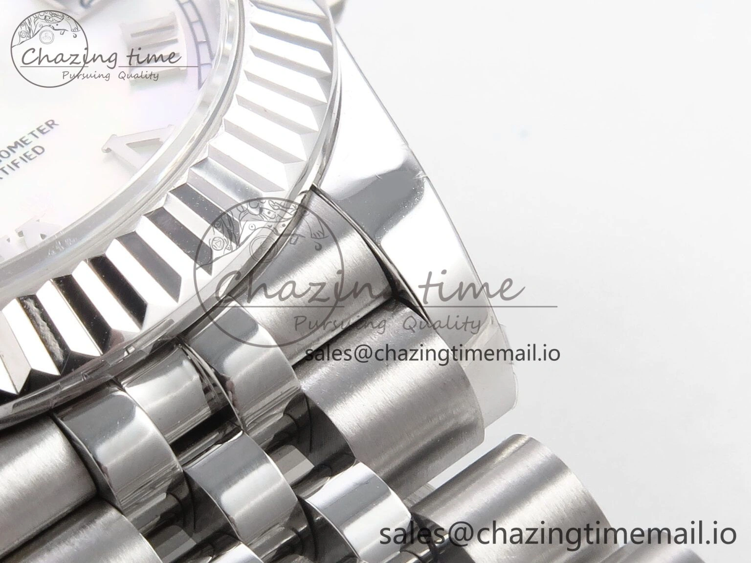 Durable DateJust 31 278274 SS GMF 1:1 Best Edition 904L Steel White MOP Roman Dial on Jubilee Bracelet A 1156