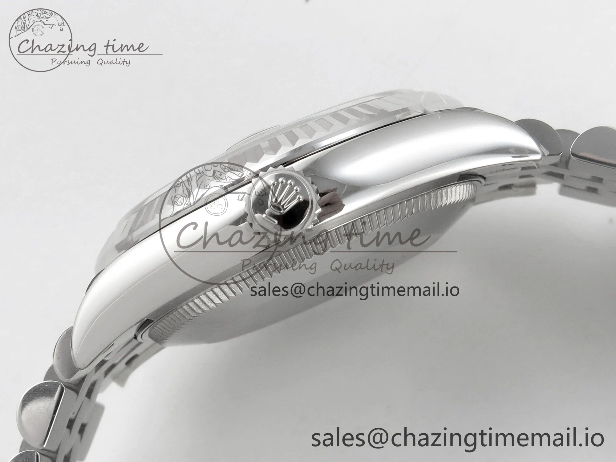 DateJust 31 278274 SS THBF 1:1 Best Edition 904L Steel RG Roman Diamonds Dial on Jubilee Bracelet HZ Cal. MoistureWicking 19