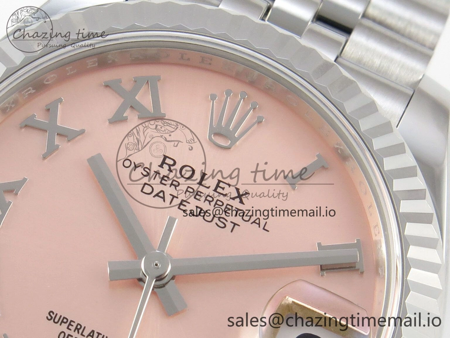 DateJust 31 278274 SS THBF 1:1 Best Edition 904L Steel RG Roman Diamonds Dial on Jubilee Bracelet HZ Cal. MoistureWicking 19