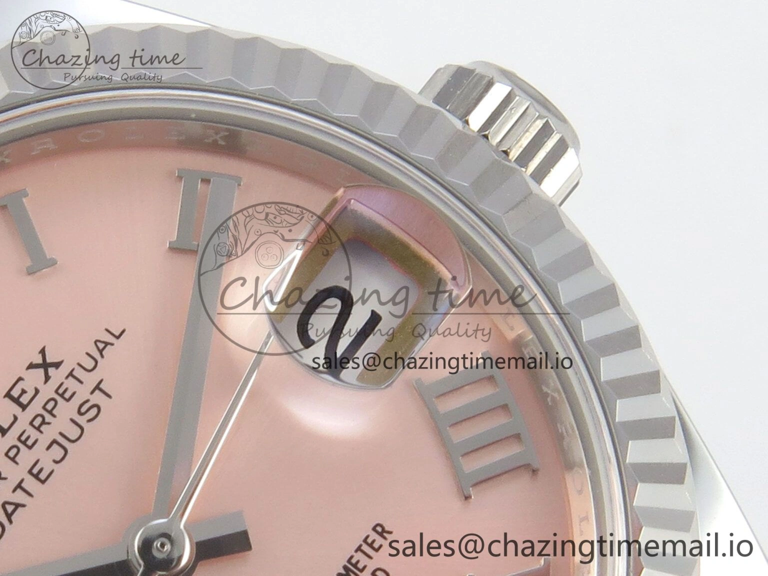 DateJust 31 278274 SS THBF 1:1 Best Edition 904L Steel RG Roman Diamonds Dial on Jubilee Bracelet HZ Cal. MoistureWicking 19