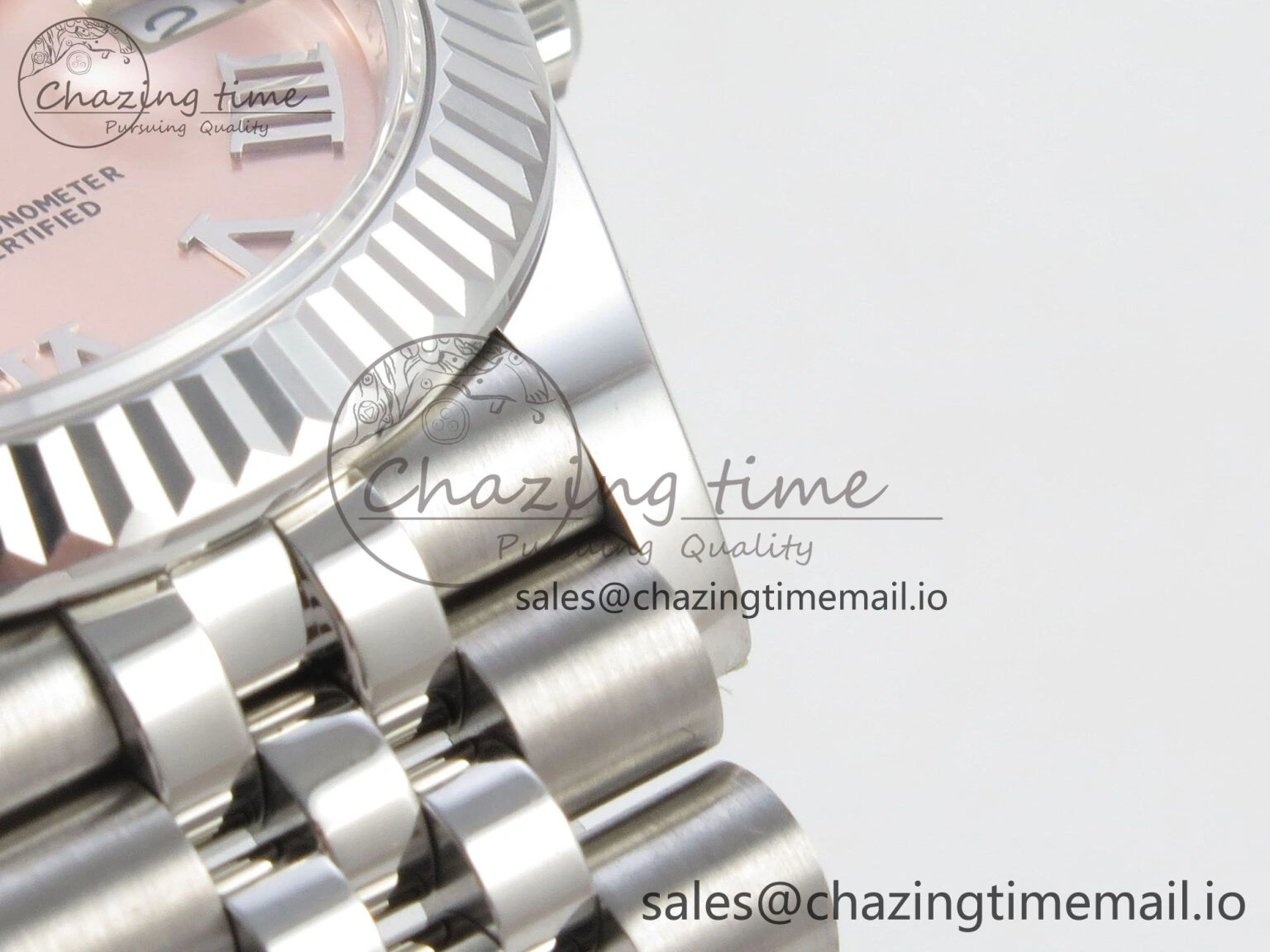 DateJust 31 278274 SS THBF 1:1 Best Edition 904L Steel RG Roman Diamonds Dial on Jubilee Bracelet HZ Cal. MoistureWicking 19