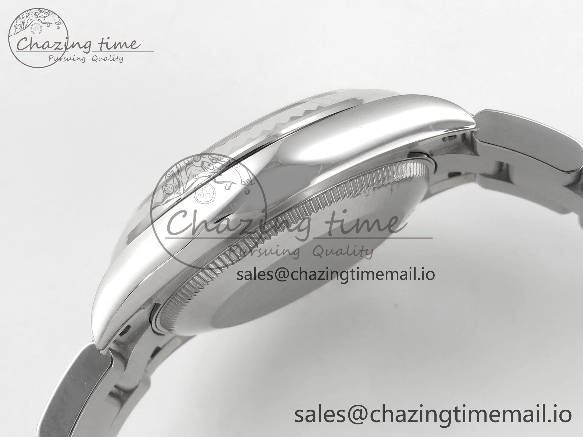 DateJust 31 278274 SS THBF 1:1 Best Edition 904L Steel RG Roman Diamonds Dial on Oyster Bracelet HZ Cal. WellDesigned 62