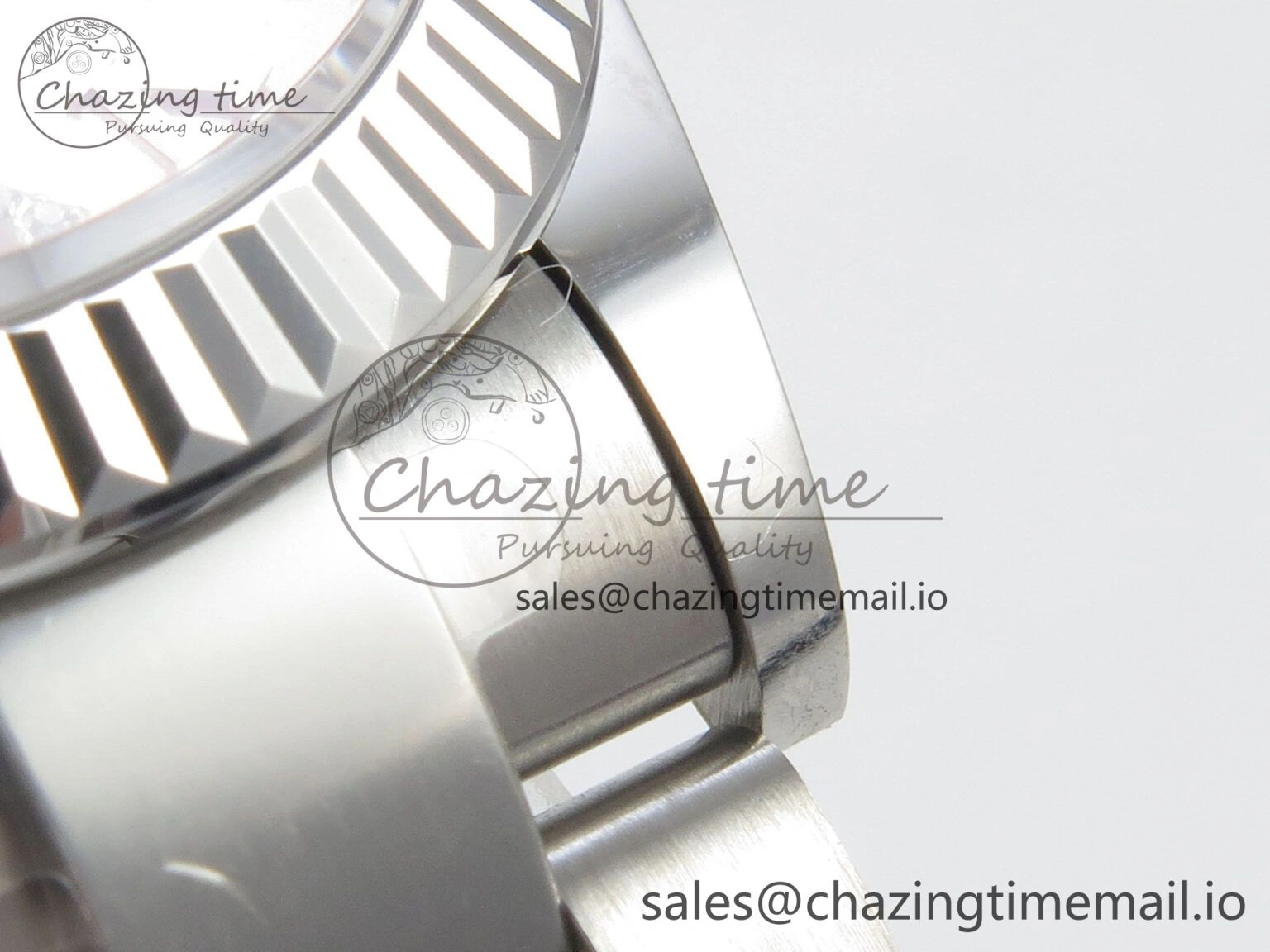 DateJust 31 278274 SS THBF 1:1 Best Edition 904L Steel RG Roman Diamonds Dial on Oyster Bracelet HZ Cal. WellDesigned 62