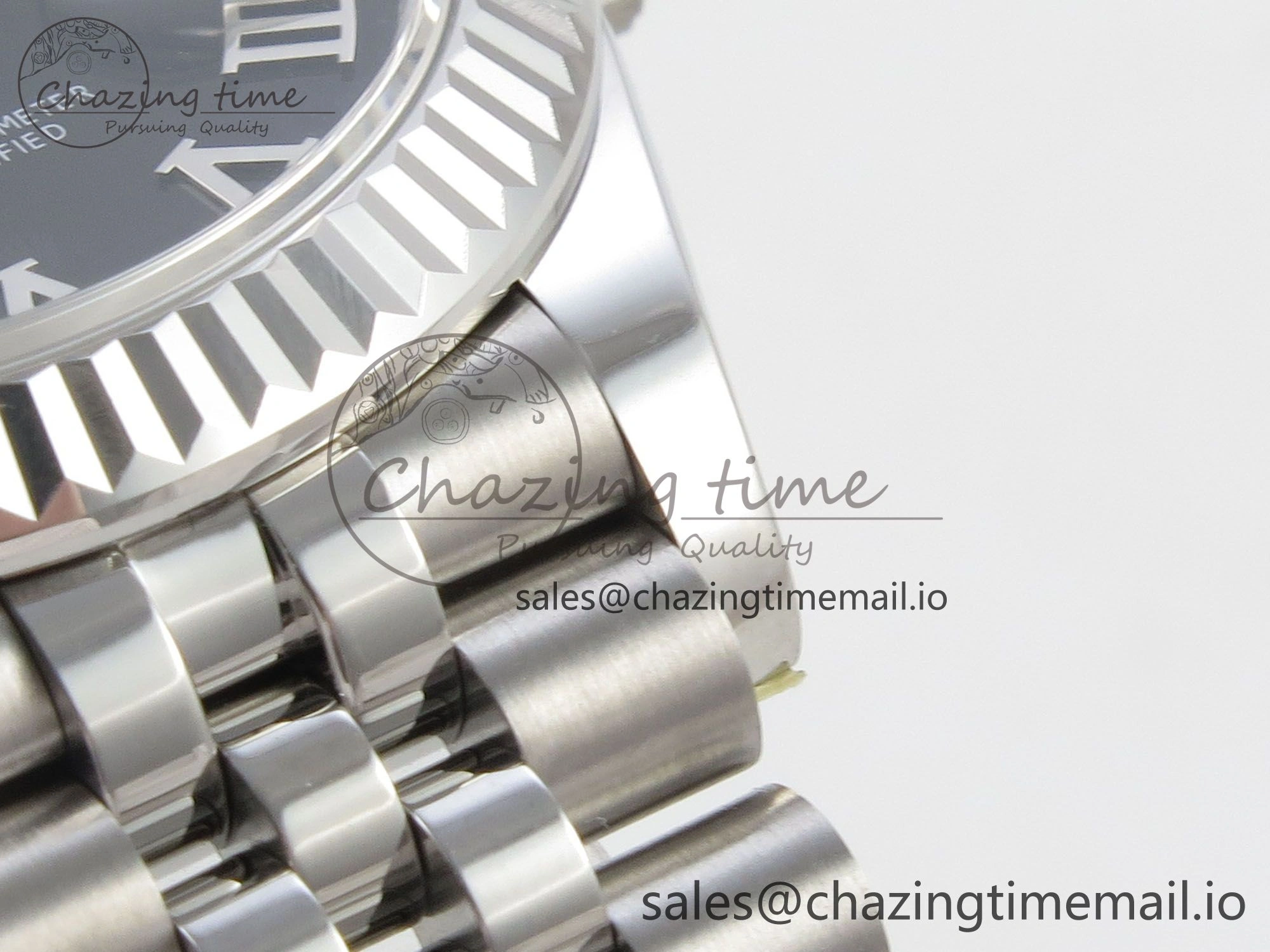 DateJust 31 278274 THBF 1:1 Best Edition 904L Steel Black Roman Dial on SS Jubilee Bracelet HZ Cal. WeatherProof 1