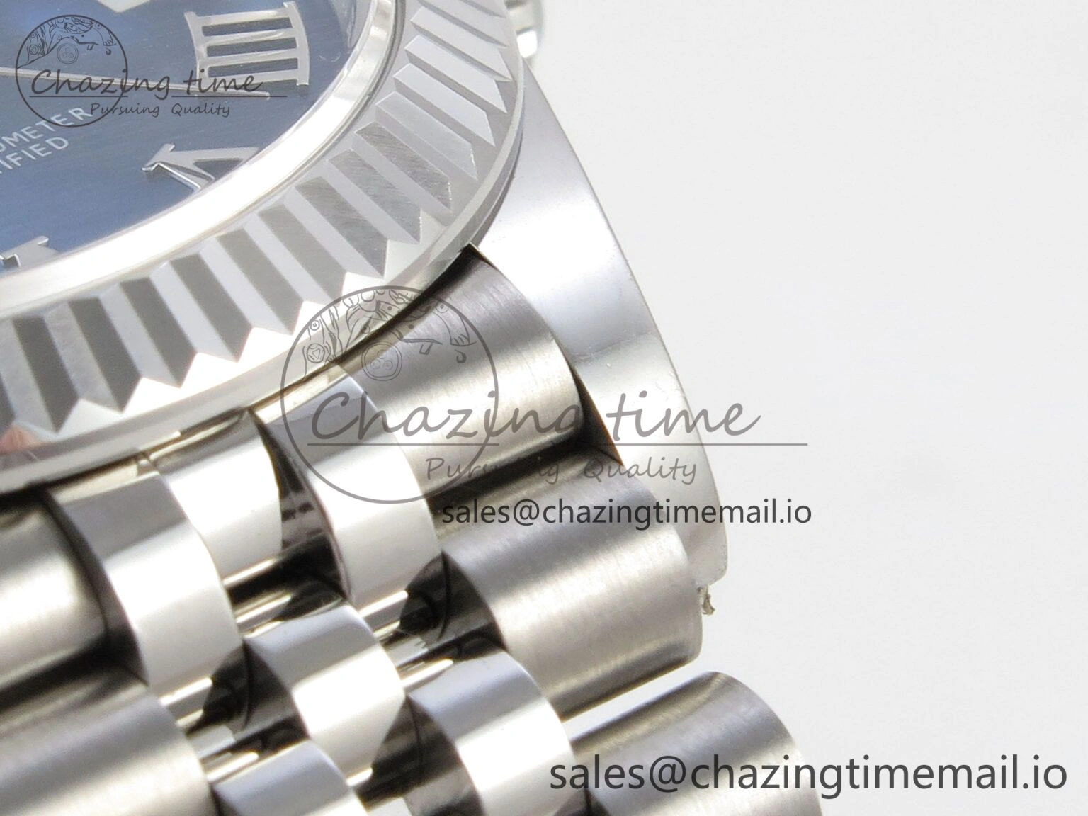 WeatherProof DateJust 31 278274 THBF 1:1 Best Edition 904L Steel Blue Roman Dial on SS Jubilee Bracelet HZ Cal. 2