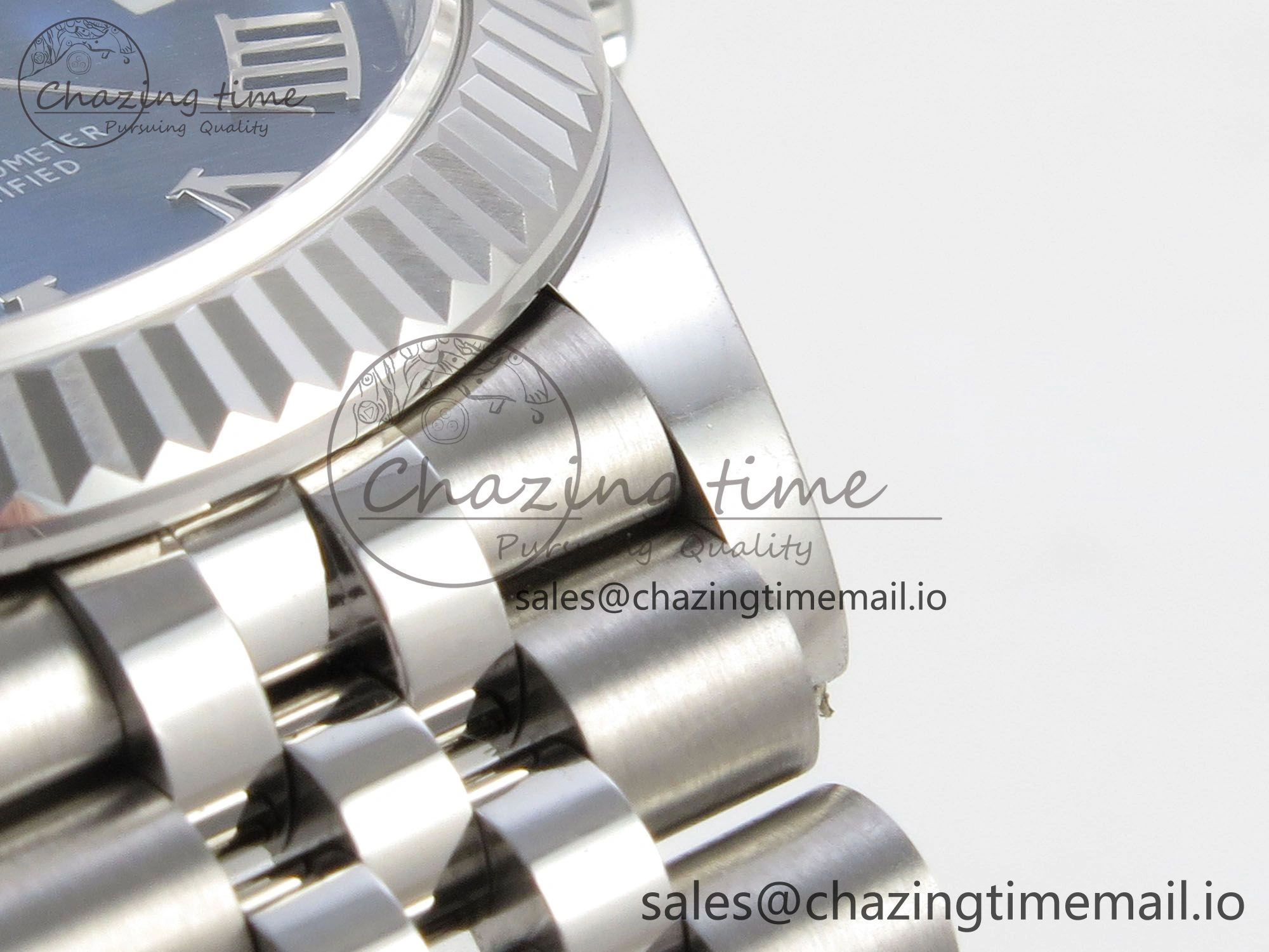 WeatherProof DateJust 31 278274 THBF 1:1 Best Edition 904L Steel Blue Roman Dial on SS Jubilee Bracelet HZ Cal. 2