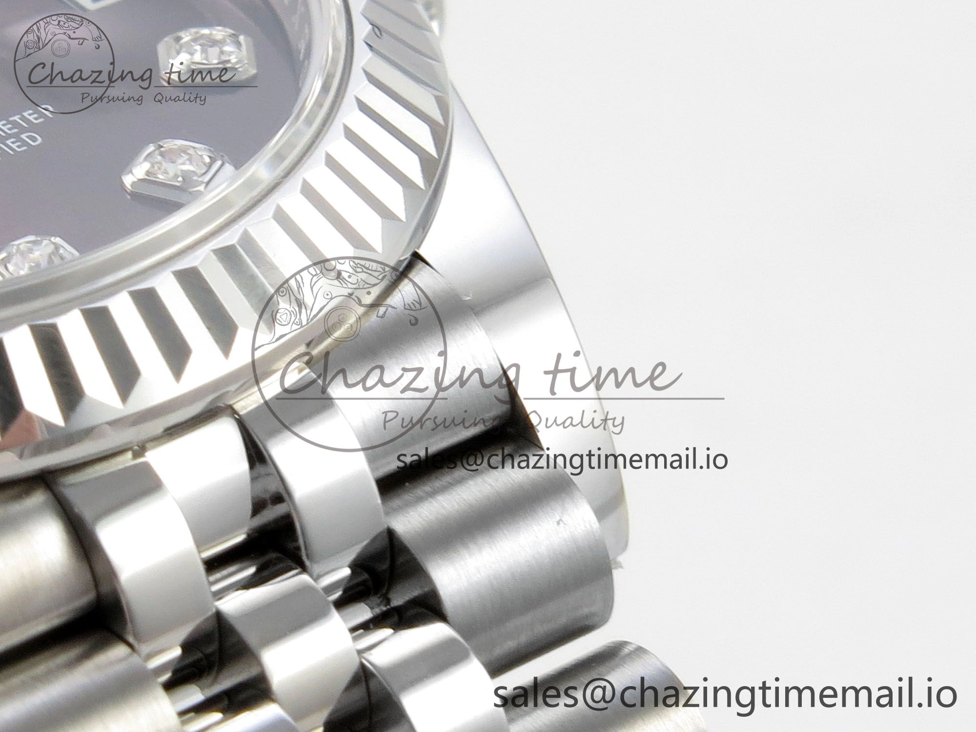 SunProtective DateJust 31 278274 THBF 1:1 Best Edition 904L Steel Brown Diamond Dial on SS Jubilee Bracelet HZ Cal. 7