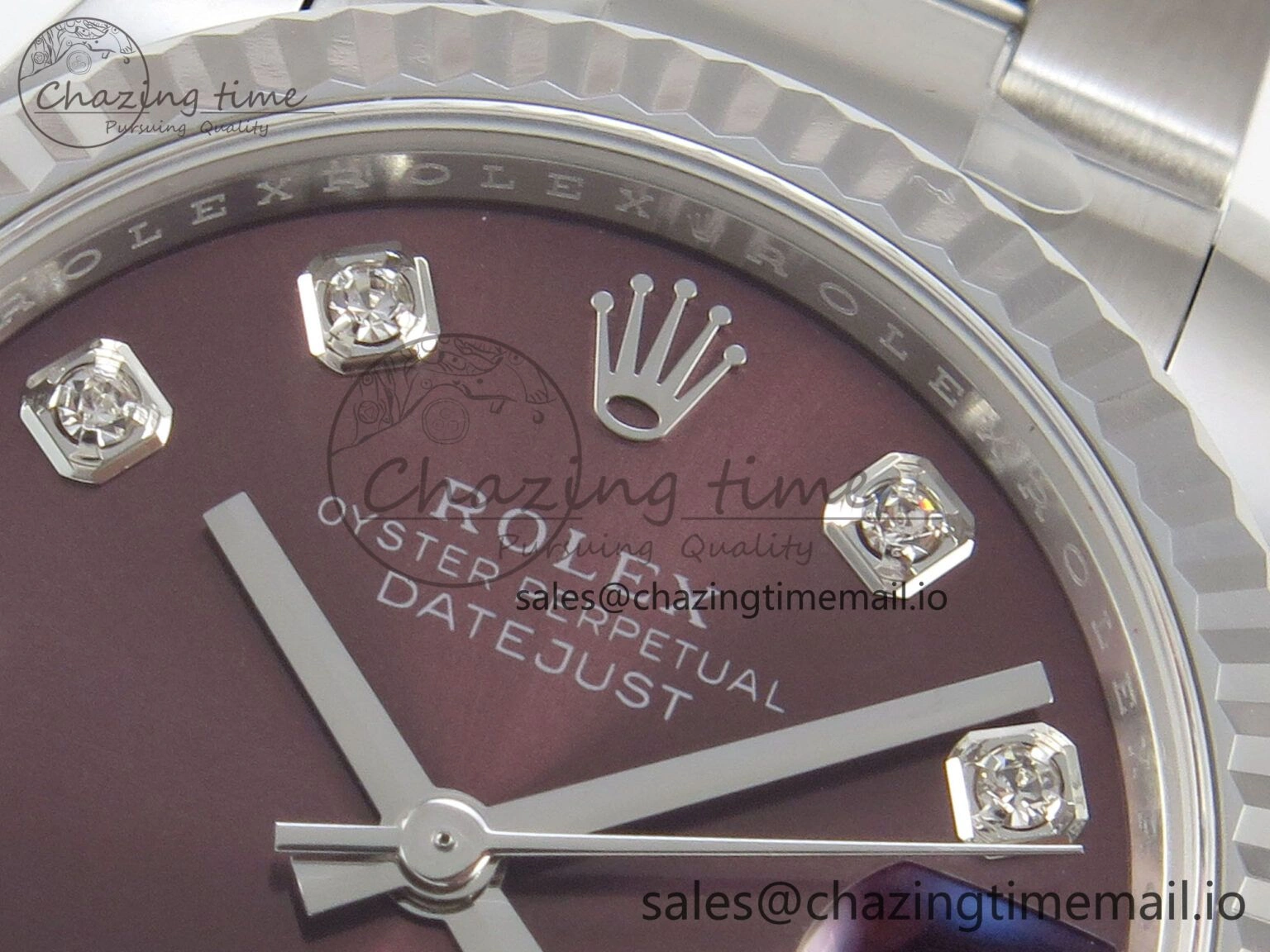 DateJust 31 278274 THBF 1:1 Best Edition 904L Steel Brown Diamond Dial on SS Oyster Bracelet HZ Cal. FashionForward 54