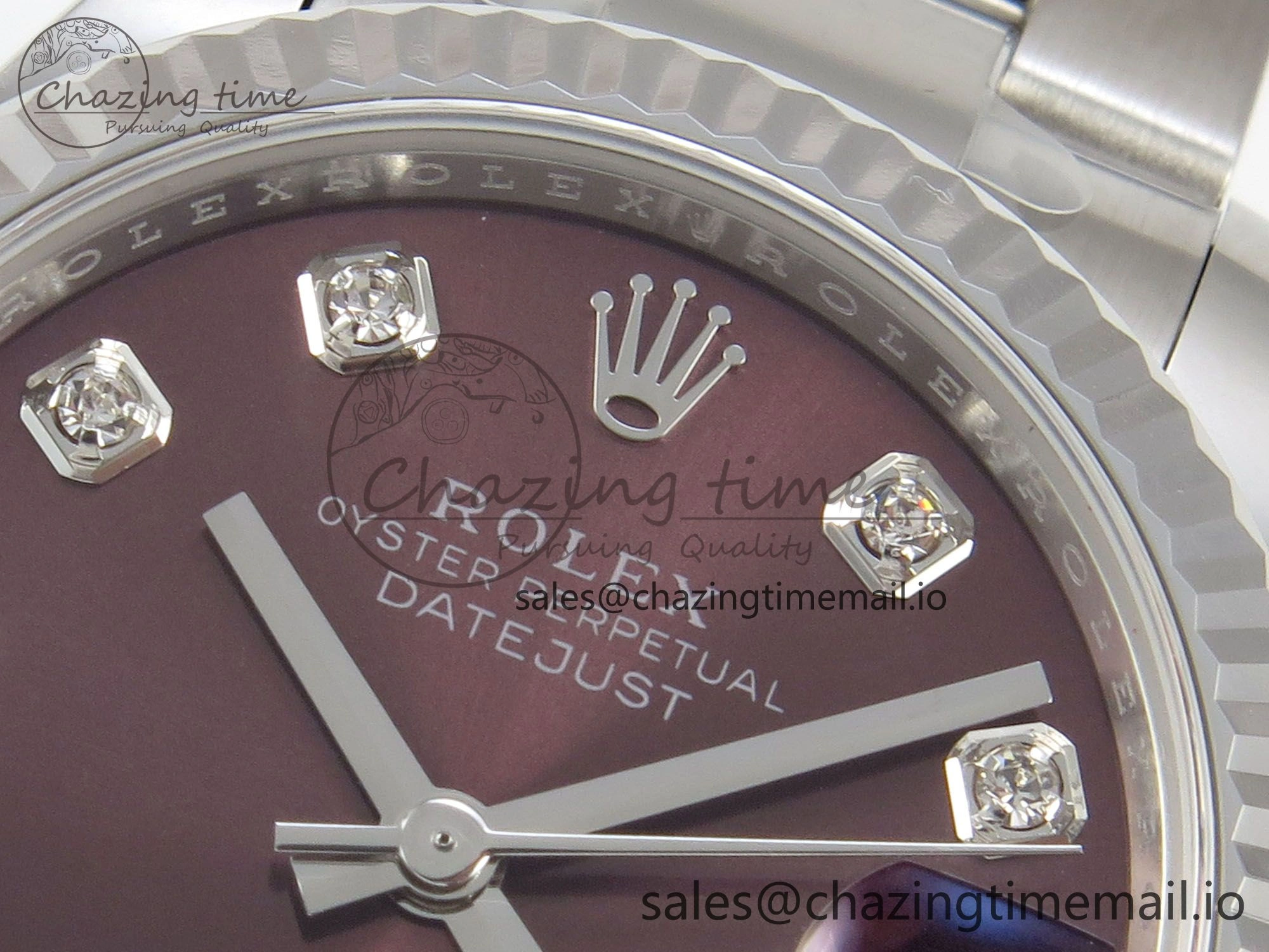 DateJust 31 278274 THBF 1:1 Best Edition 904L Steel Brown Diamond Dial on SS Oyster Bracelet HZ Cal. FashionForward 54